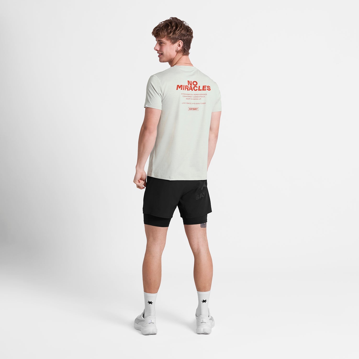 ランニングTシャツ SM25021c6008 Statement Pace T-shirt - Grey [メンズ]