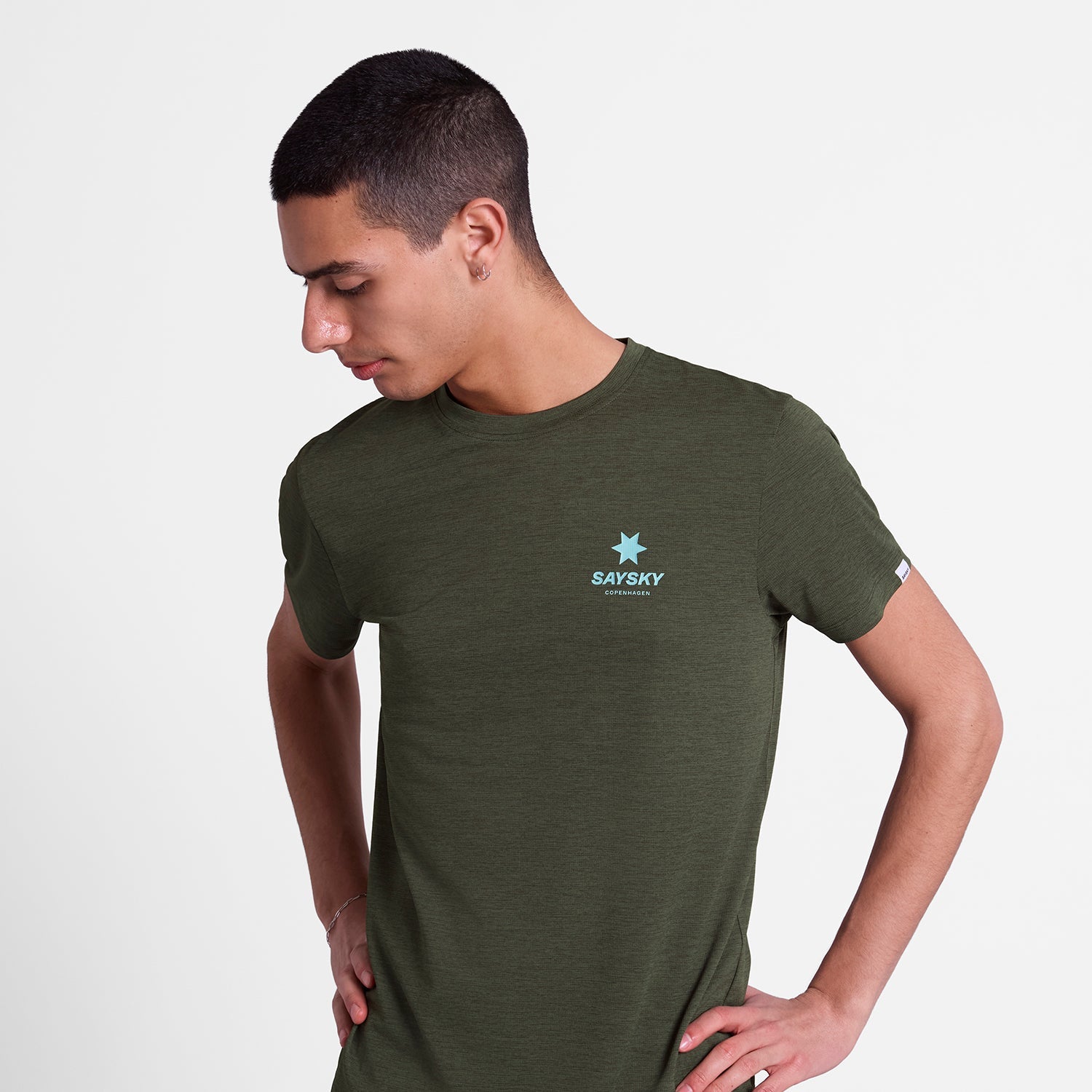 ランニングTシャツ SM25022c301 Statement Combat Pro T-shirt - Green [メンズ]