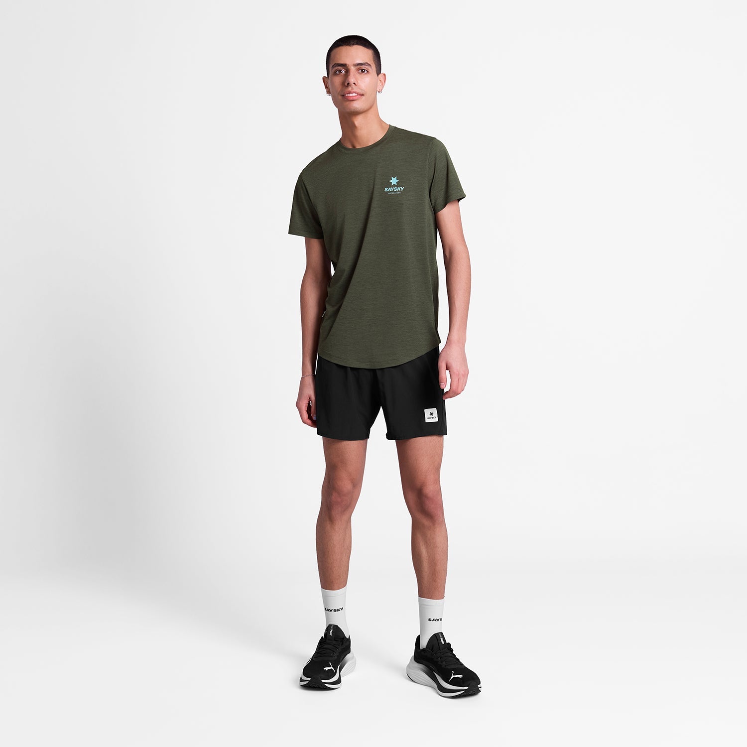 ランニングTシャツ SM25022c301 Statement Combat Pro T-shirt - Green [メンズ]