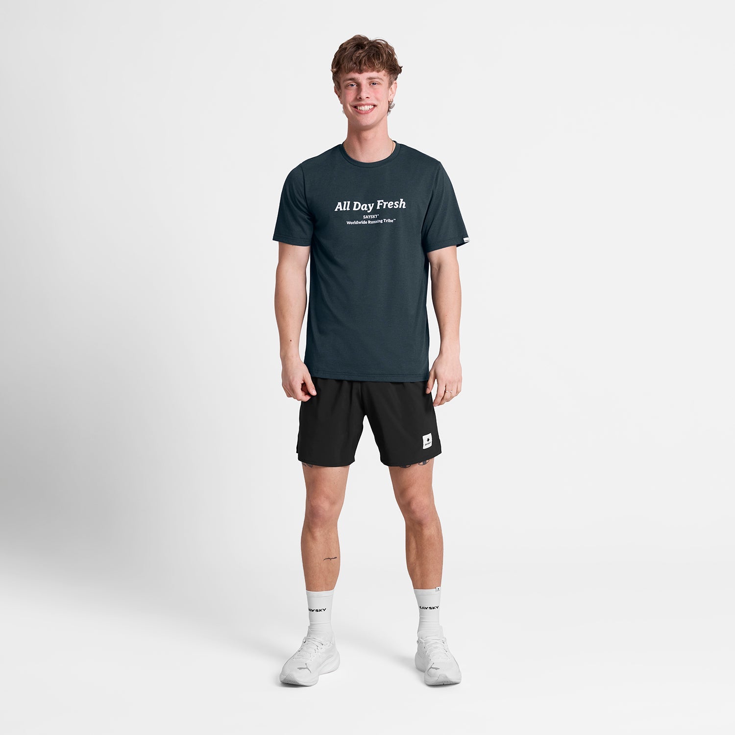 モーションTシャツ SM25025c6001 Statement Motion T-shirt - Grey [メンズ]