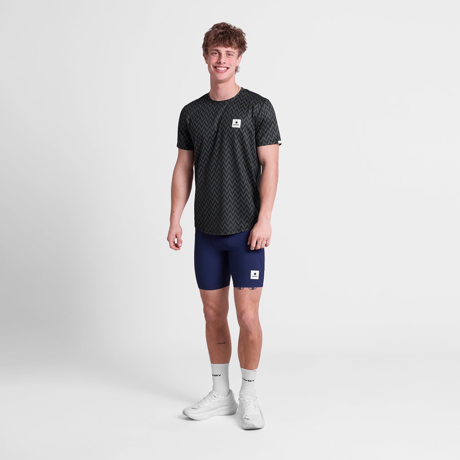 ランニングTシャツ SM25026c1062 Zig Zag Combat T-shirt - Blackzigzag [メンズ]