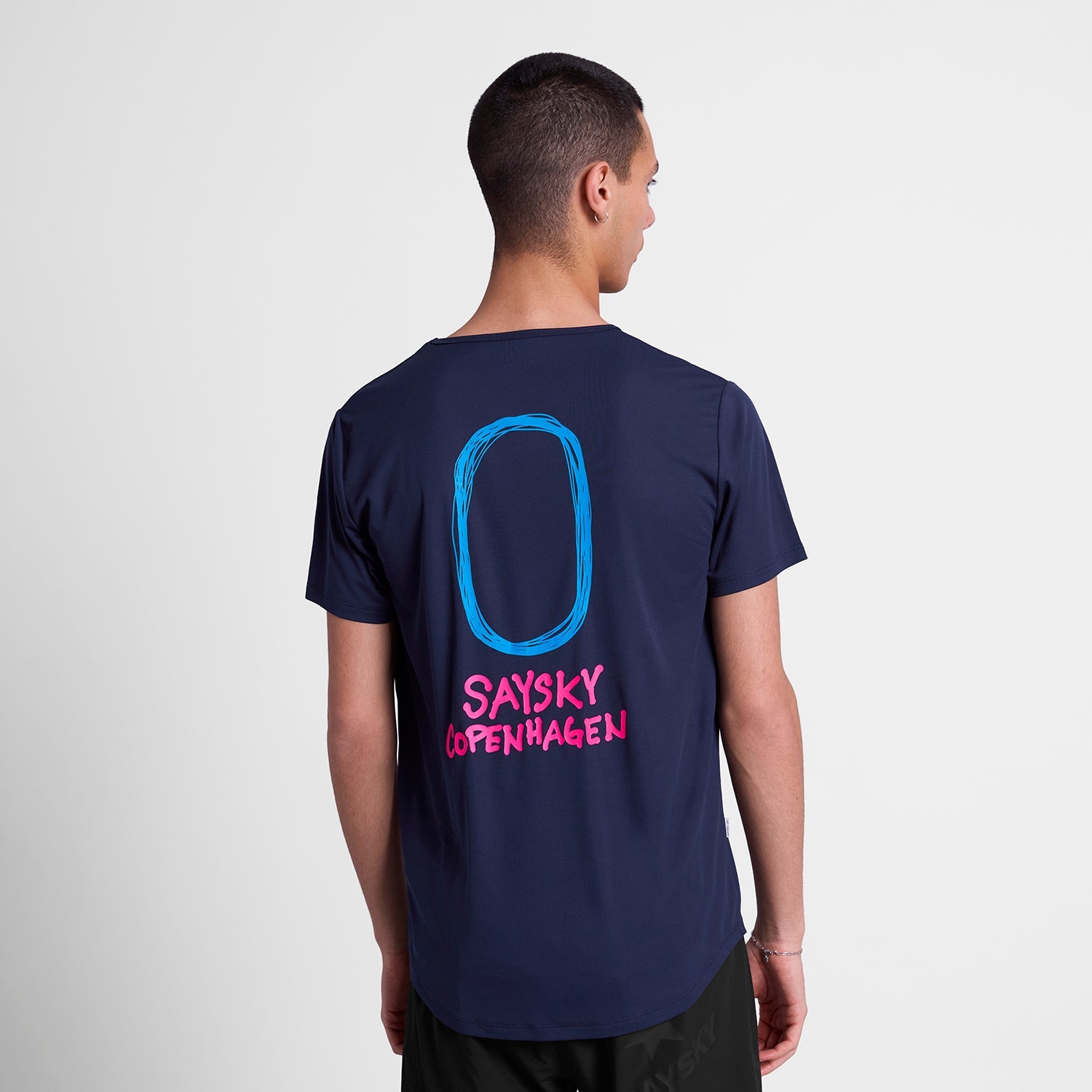 ランニングTシャツ SM25027c201 Statement Flow T-shirt - Blue [メンズ]