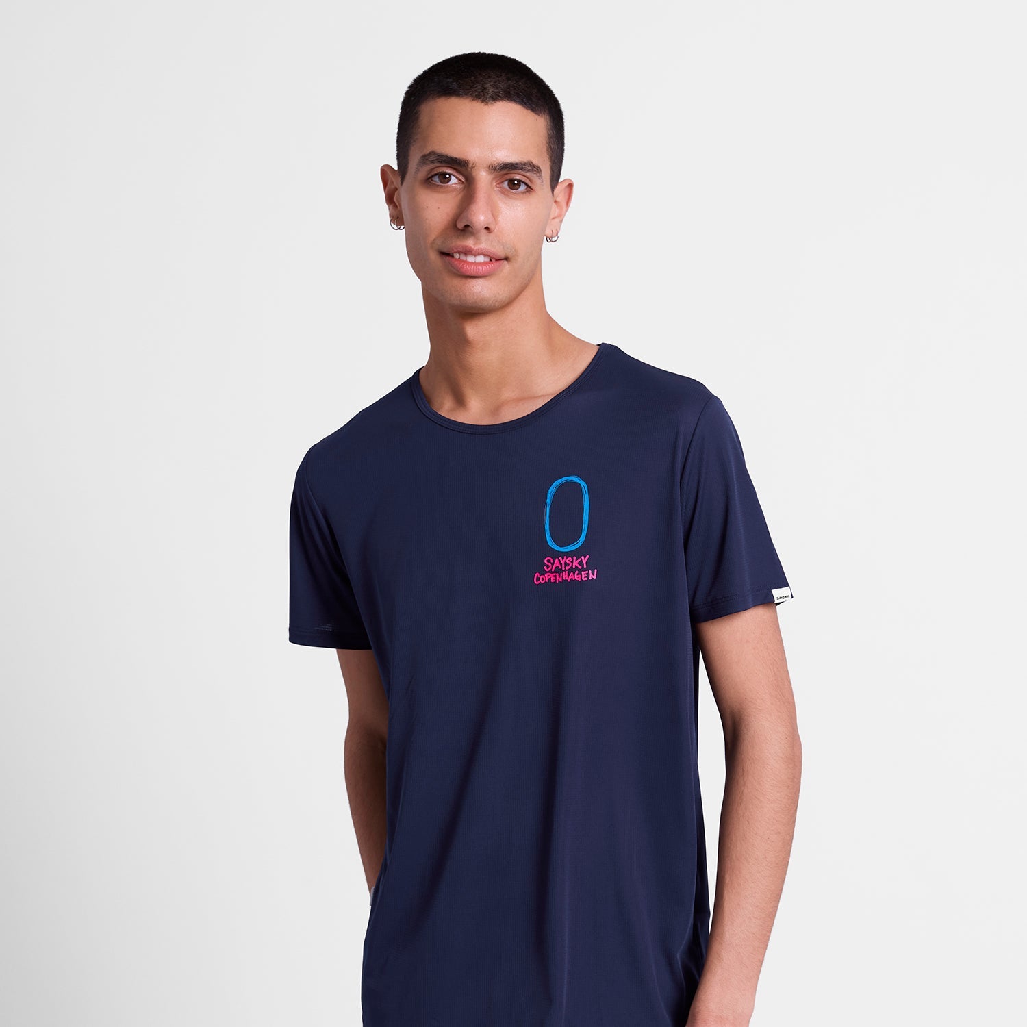 ランニングTシャツ SM25027c201 Statement Flow T-shirt - Blue [メンズ]