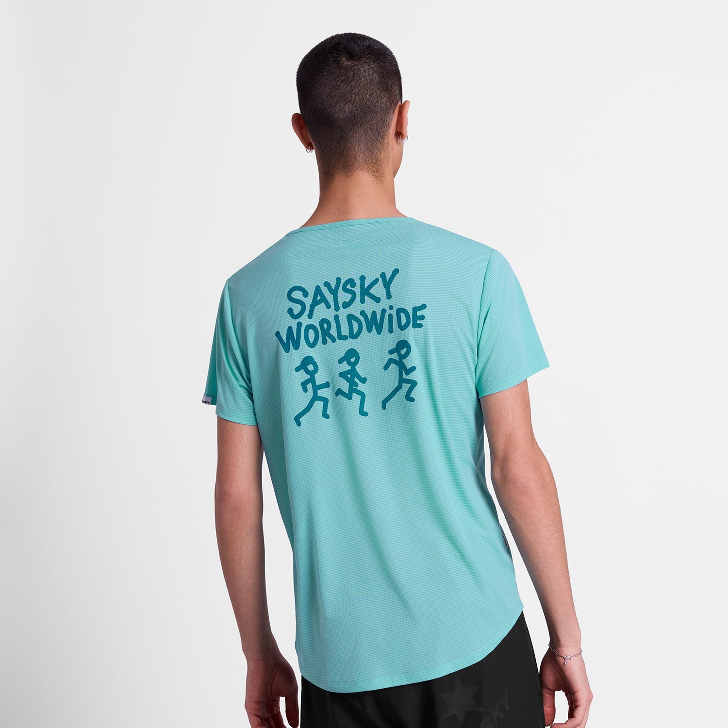 ランニングTシャツ SM25027c228 Statement Flow T-shirt - Blue [メンズ]