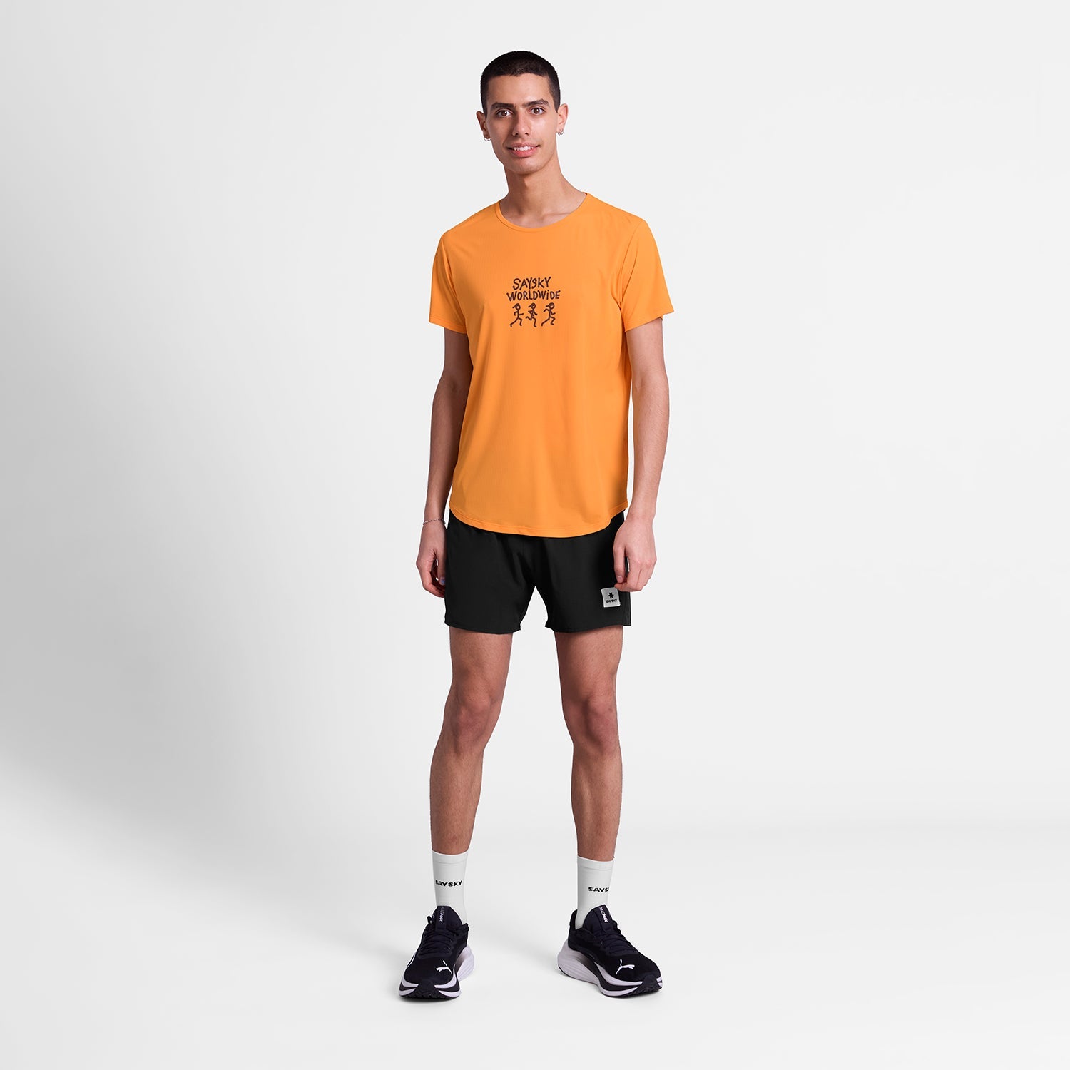 SAYSKY/セイスカイ ランニングTシャツ マラソン ジム 部活 Lサイズ □ 公式 □ SAYSKY/セイスカイ ランニングTシャツ SM25027c419