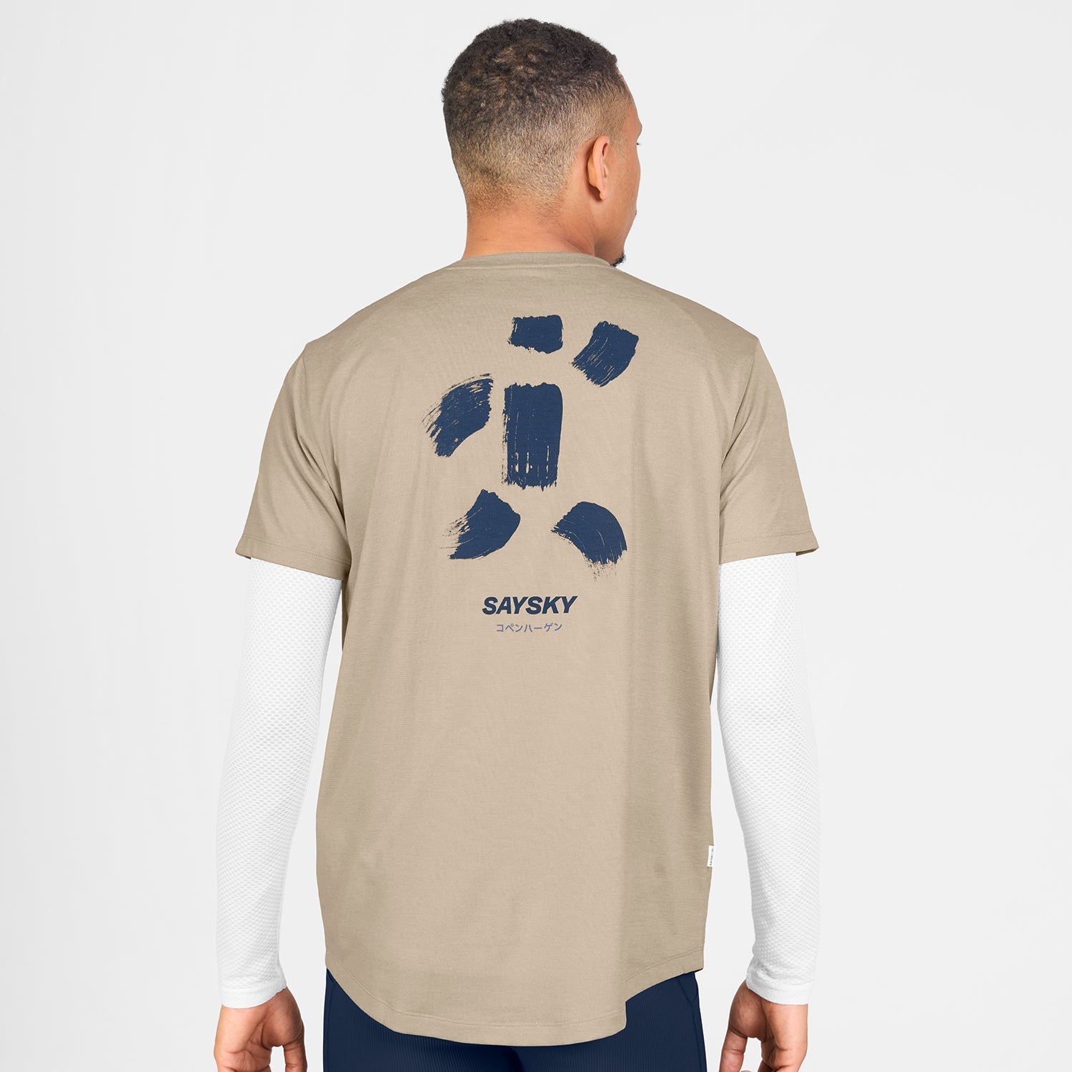 ランニングTシャツ SM25031c8001 Statement Combat Pro T-shirt - Sand [メンズ]