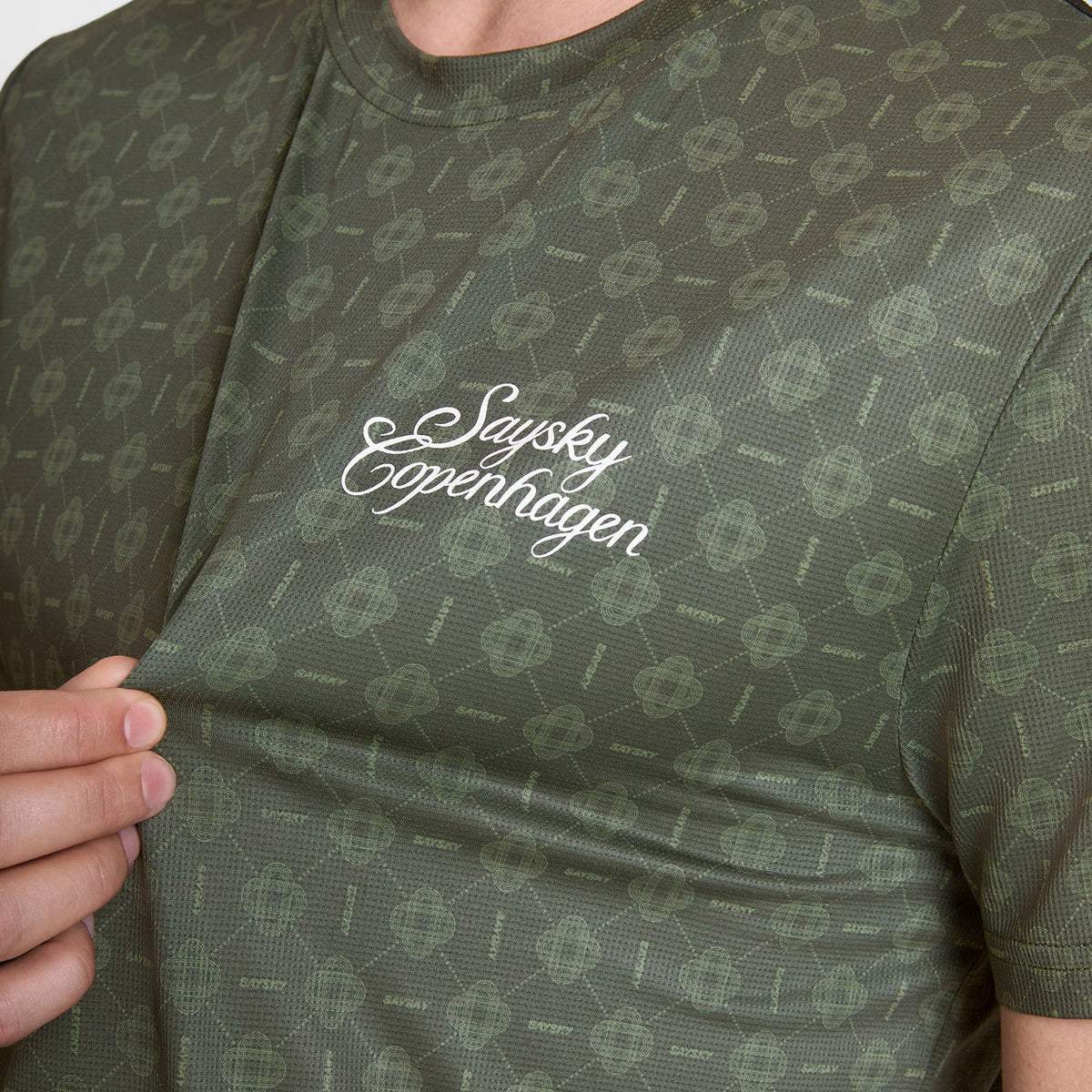 ランニングTシャツ SM25032c1079 Couture Combat T-shirt - Green Aop [メンズ]
