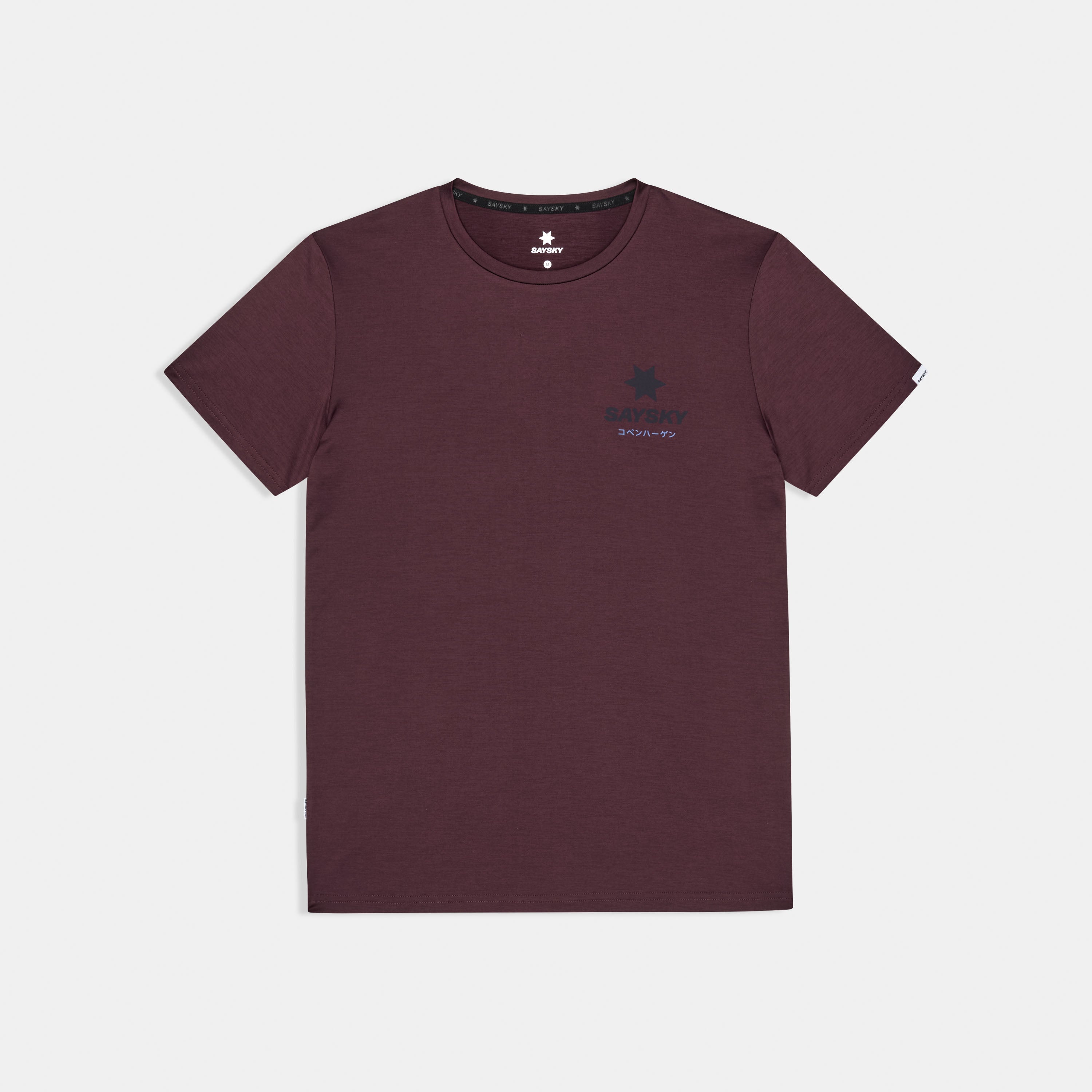 ランニングTシャツ SM25034c5011 Statement Pace T-shirt - Burgundy [メンズ]