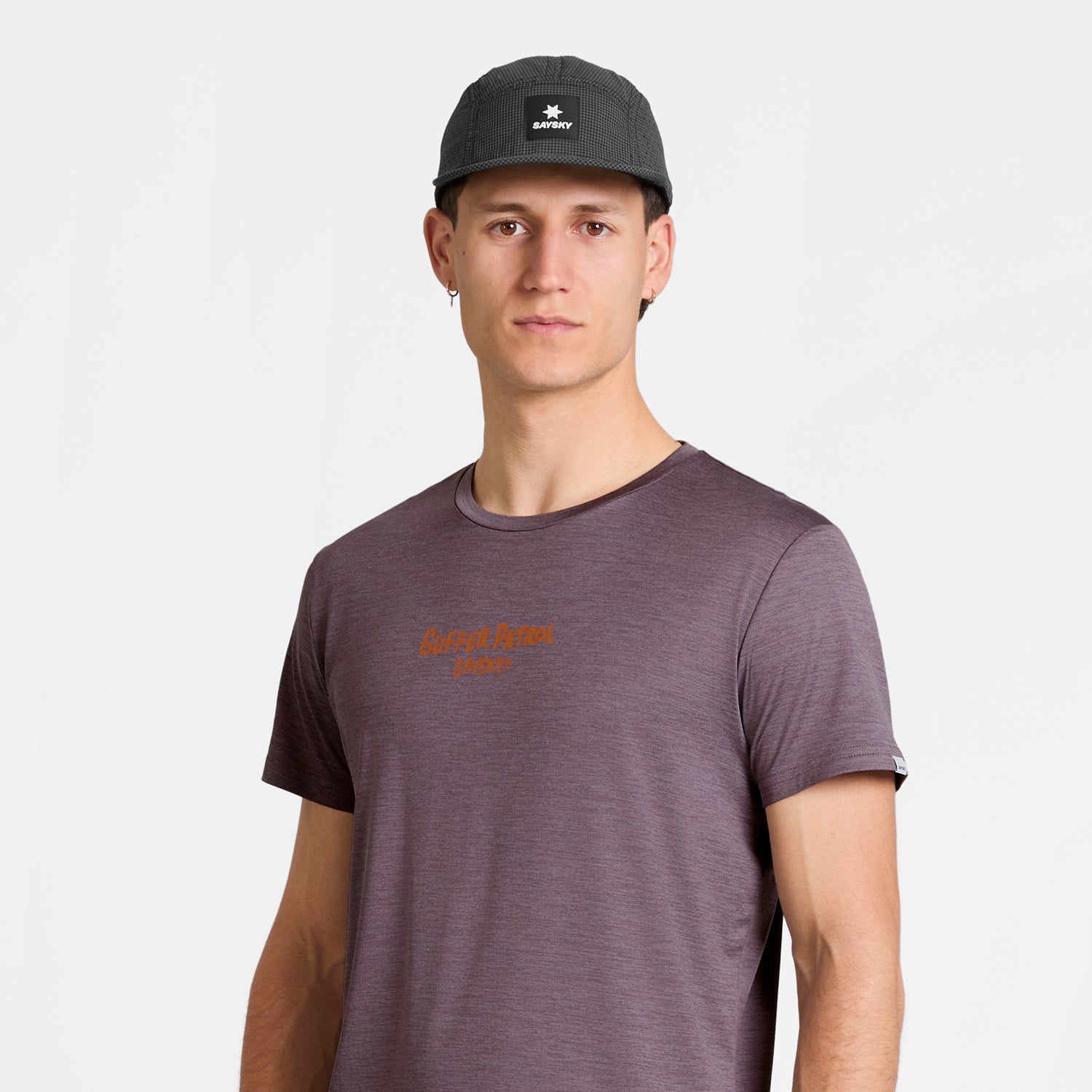 ランニングTシャツ SM25038c7014 Statement Pace T-shirt - Purple [メンズ]
