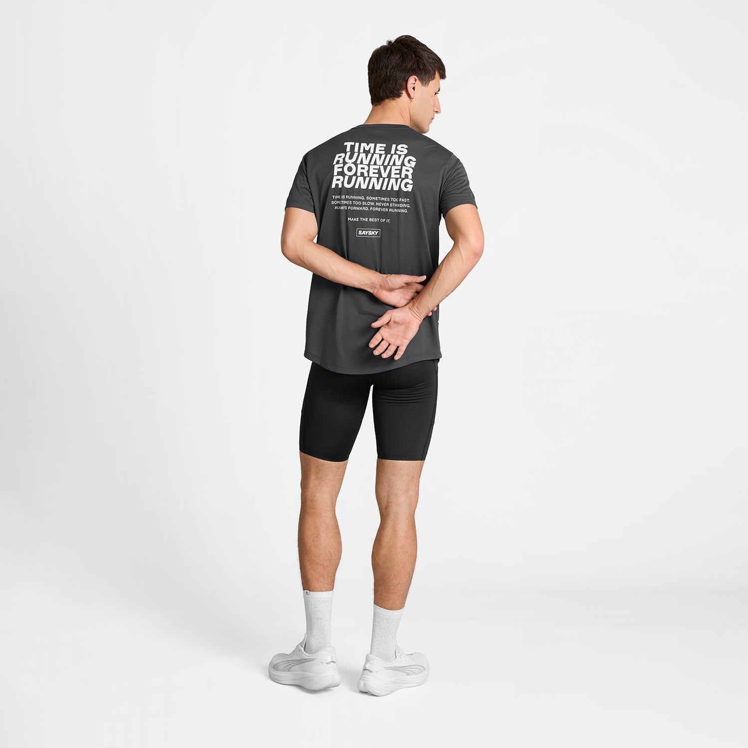 ランニングTシャツ SM25039c6009 Statement Combat Pro T-shirt - Grey [メンズ]