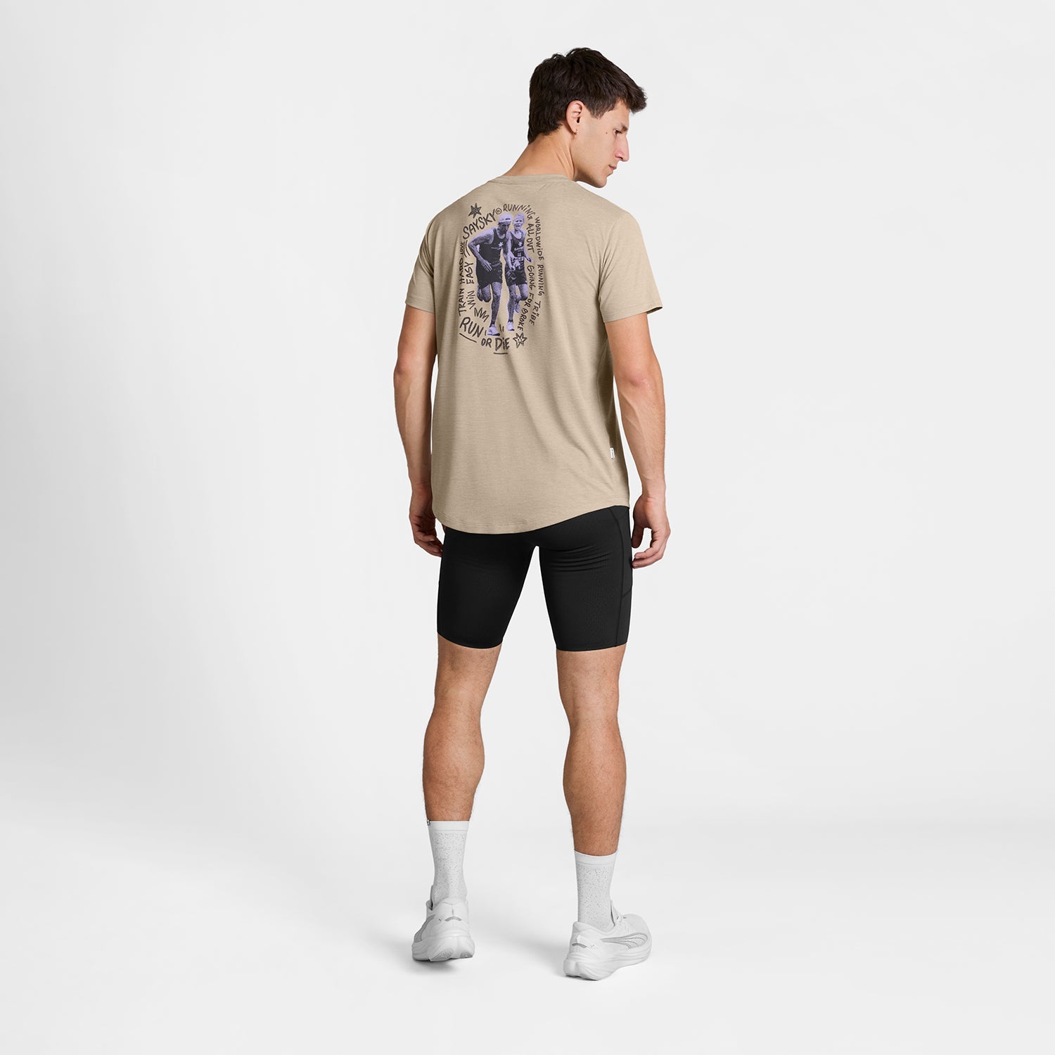 ランニングTシャツ SM25039c8001 Statement Combat Pro T-shirt - Sand [メンズ]
