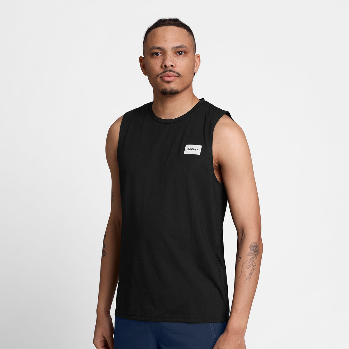 モーションシングレット SM30001c901 Clean Motion Tank - Black [メンズ]