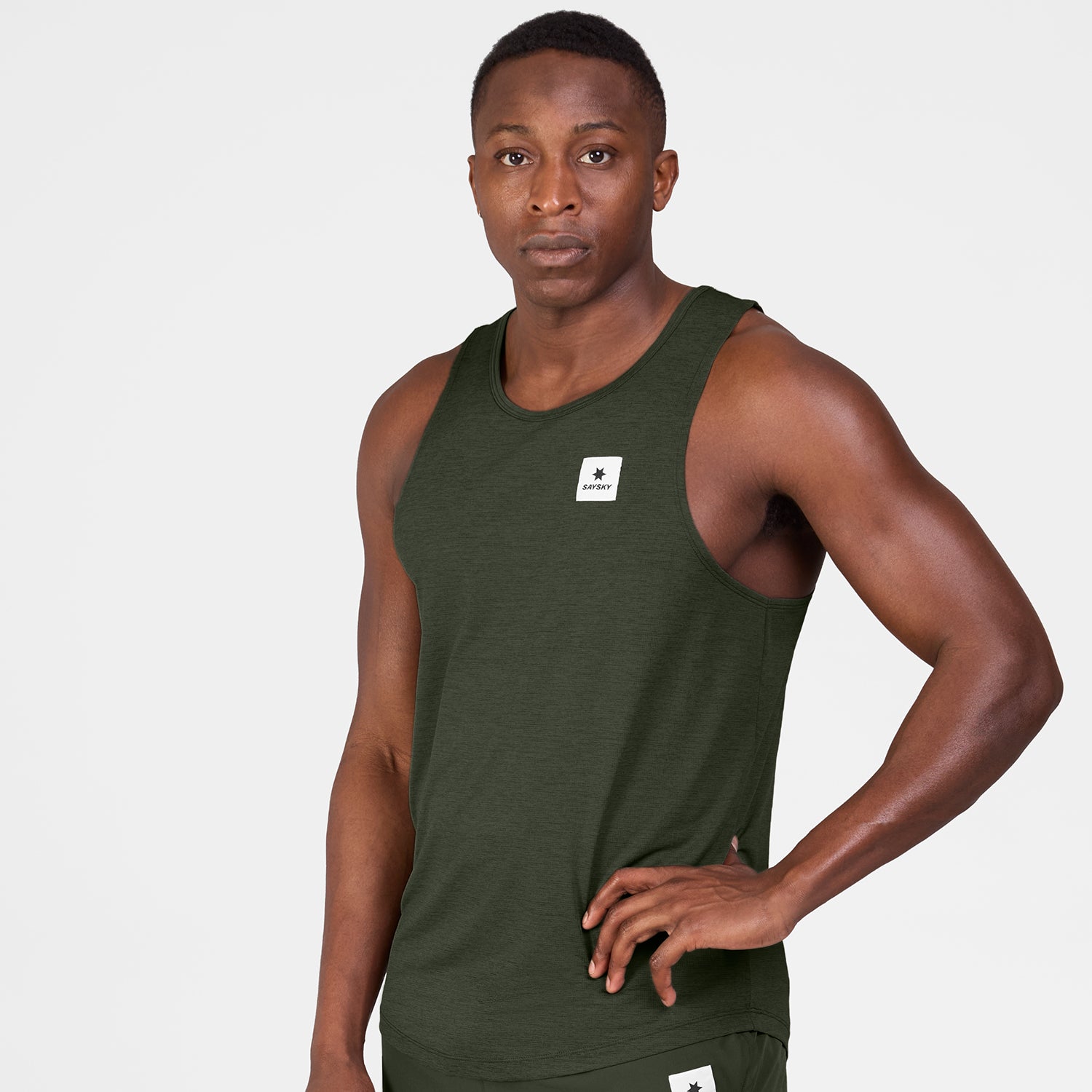 A7シングレット ブラック/ライム メンズXL SINGLETS