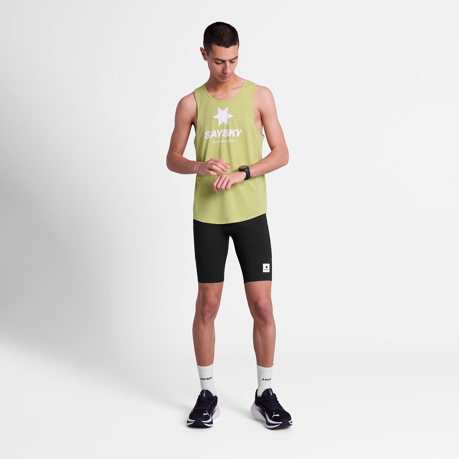 レースシングレット SM30003c4009 Logo Combat Pro Singlet - Yellow [メンズ]