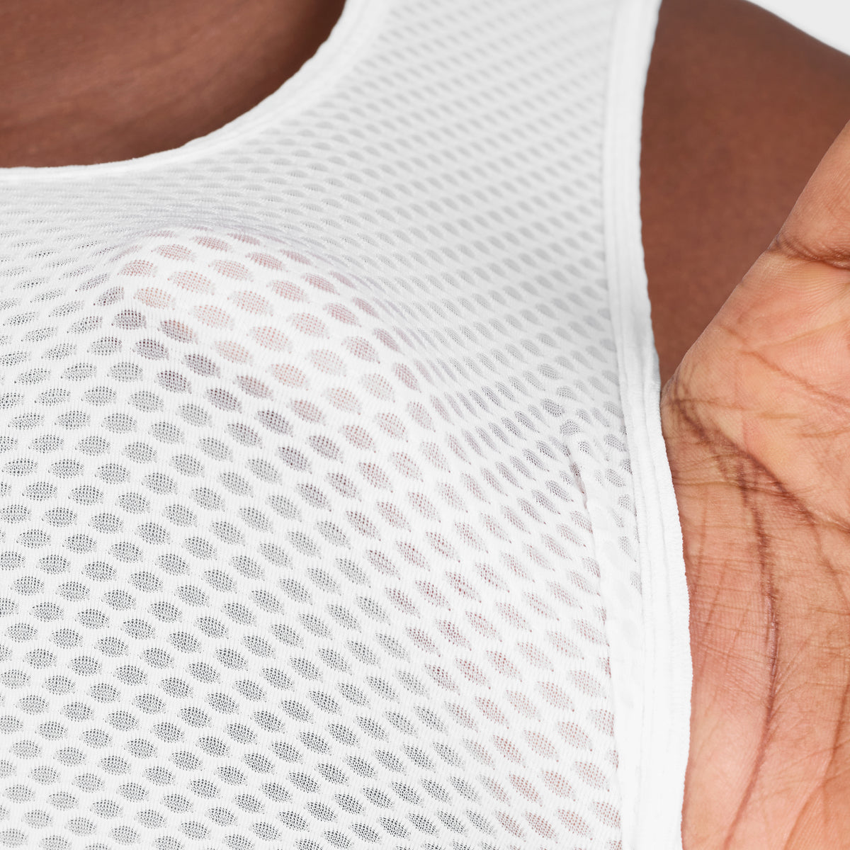 ベースレイヤー SM30004c101 Mesh Base Layer Singlet - White [メンズ]