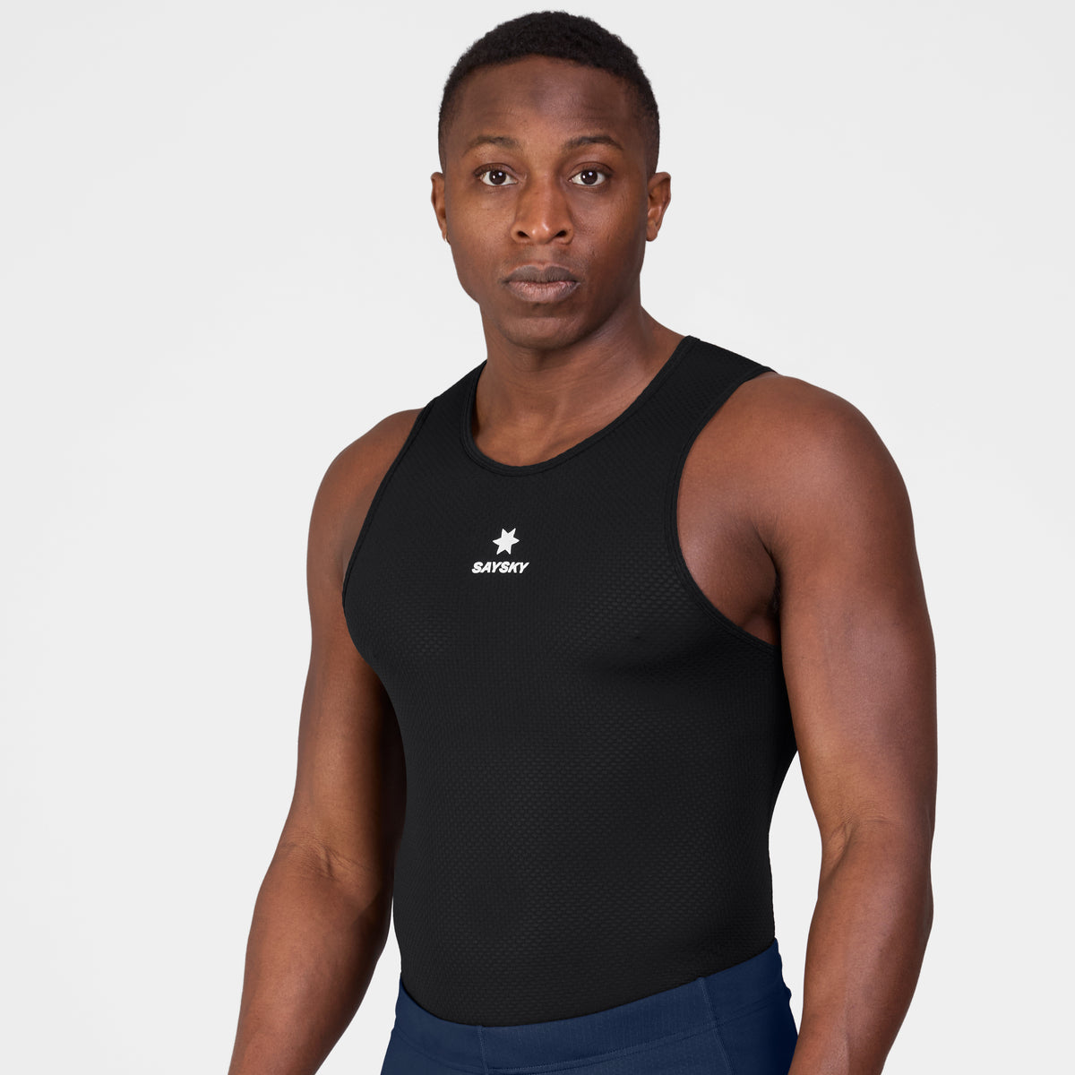 ベースレイヤー SM30004c901 Mesh Base Layer Singlet - Black [メンズ]