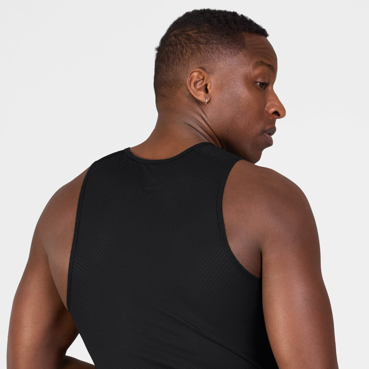 ベースレイヤー SM30004c901 Mesh Base Layer Singlet - Black [メンズ]