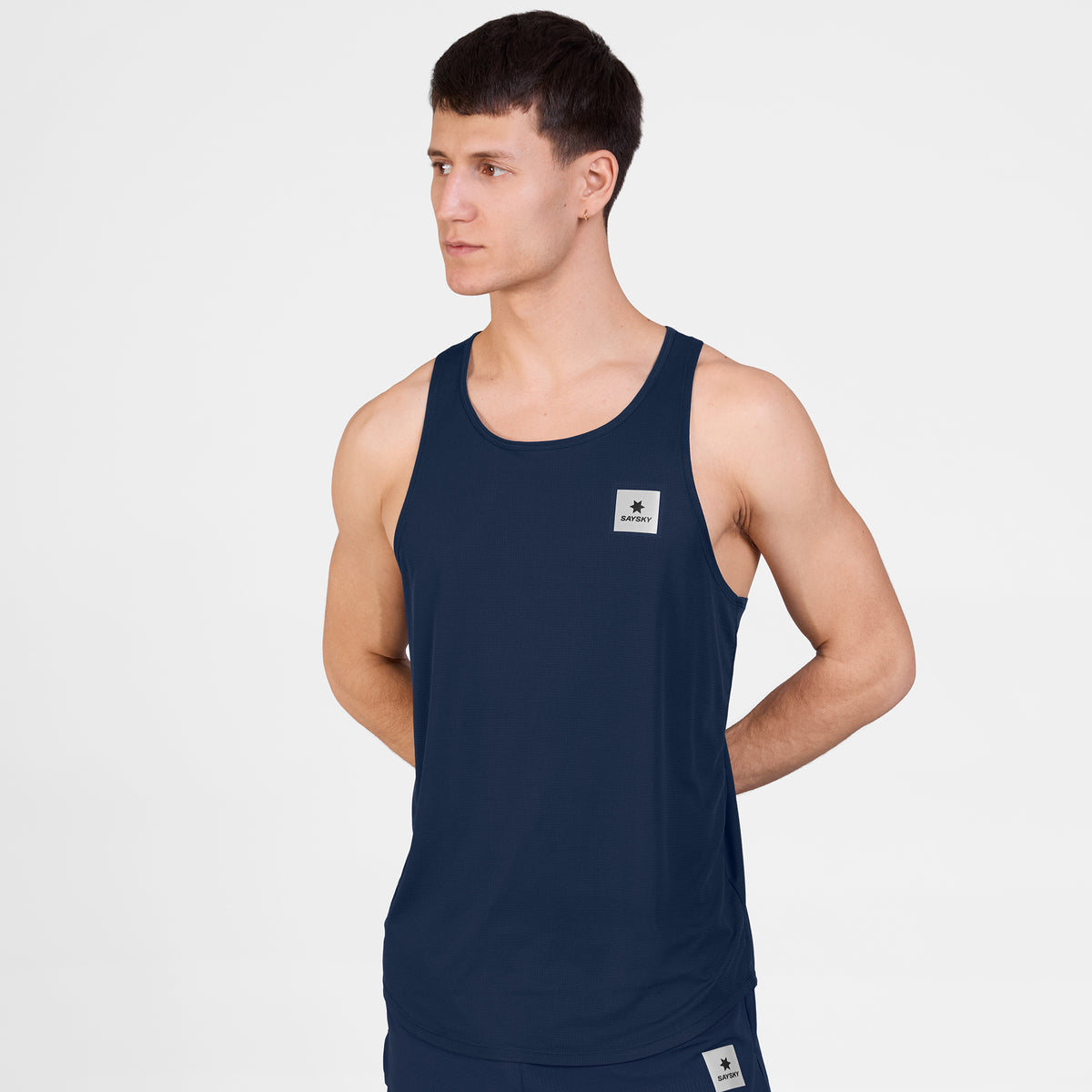 レースシングレット SM30008c201 Clean Flow Singlet - Blue [メンズ]