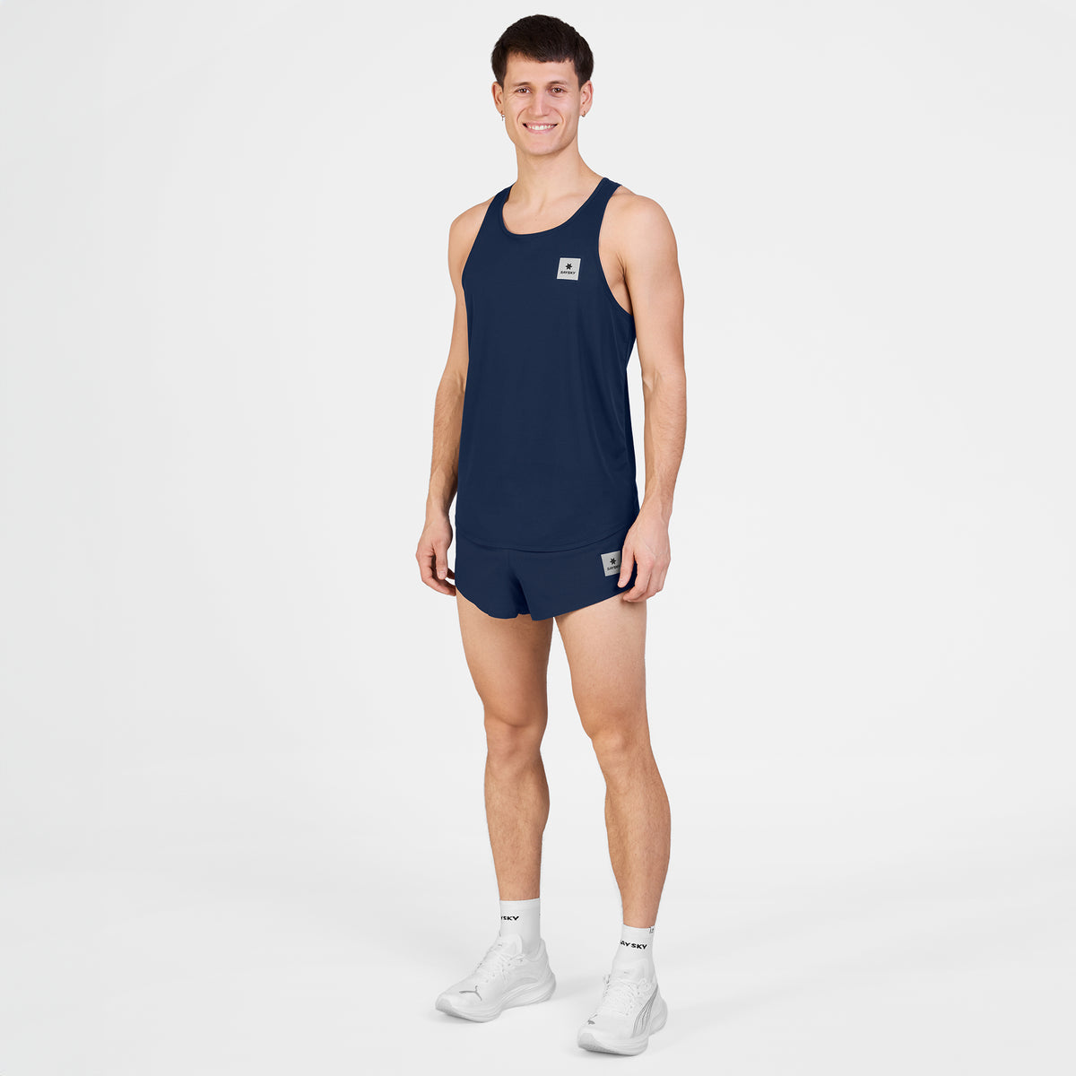 レースシングレット SM30008c201 Clean Flow Singlet - Blue [メンズ]