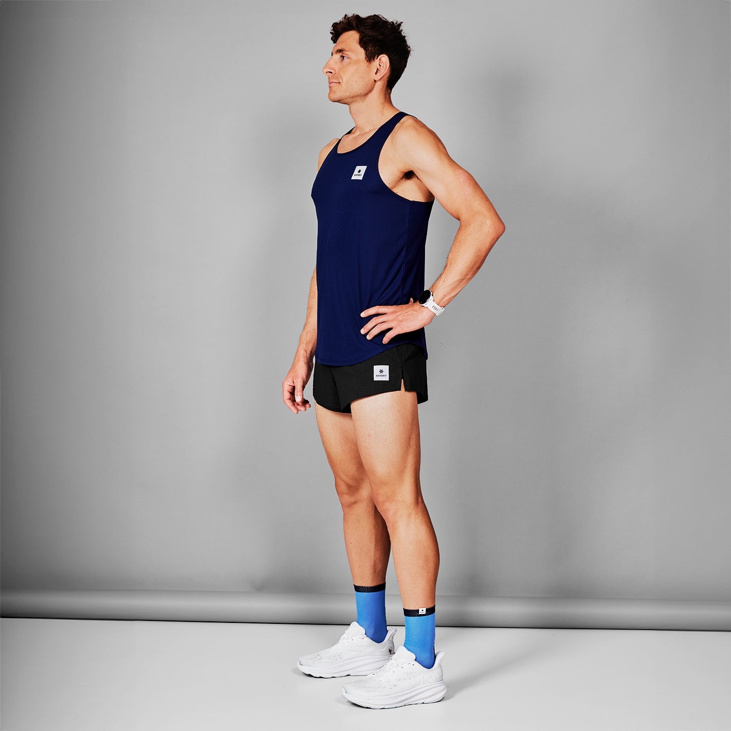 レースシングレット SM30008c201 Clean Flow Singlet - Blue [メンズ]
