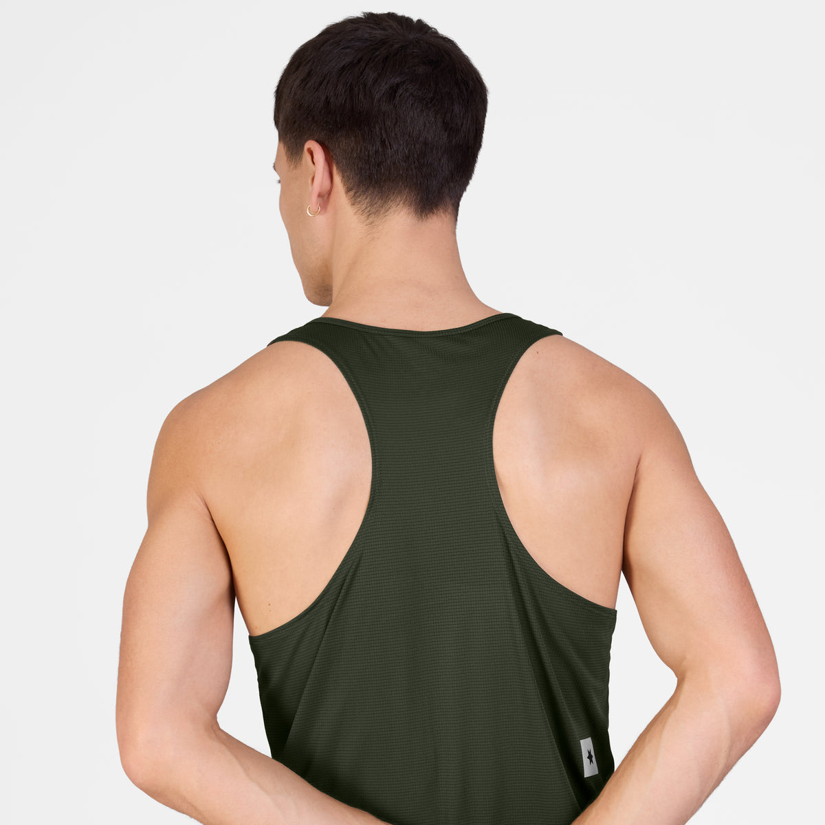 レースシングレット SM30008c301 Clean Flow Singlet - Green [メンズ]