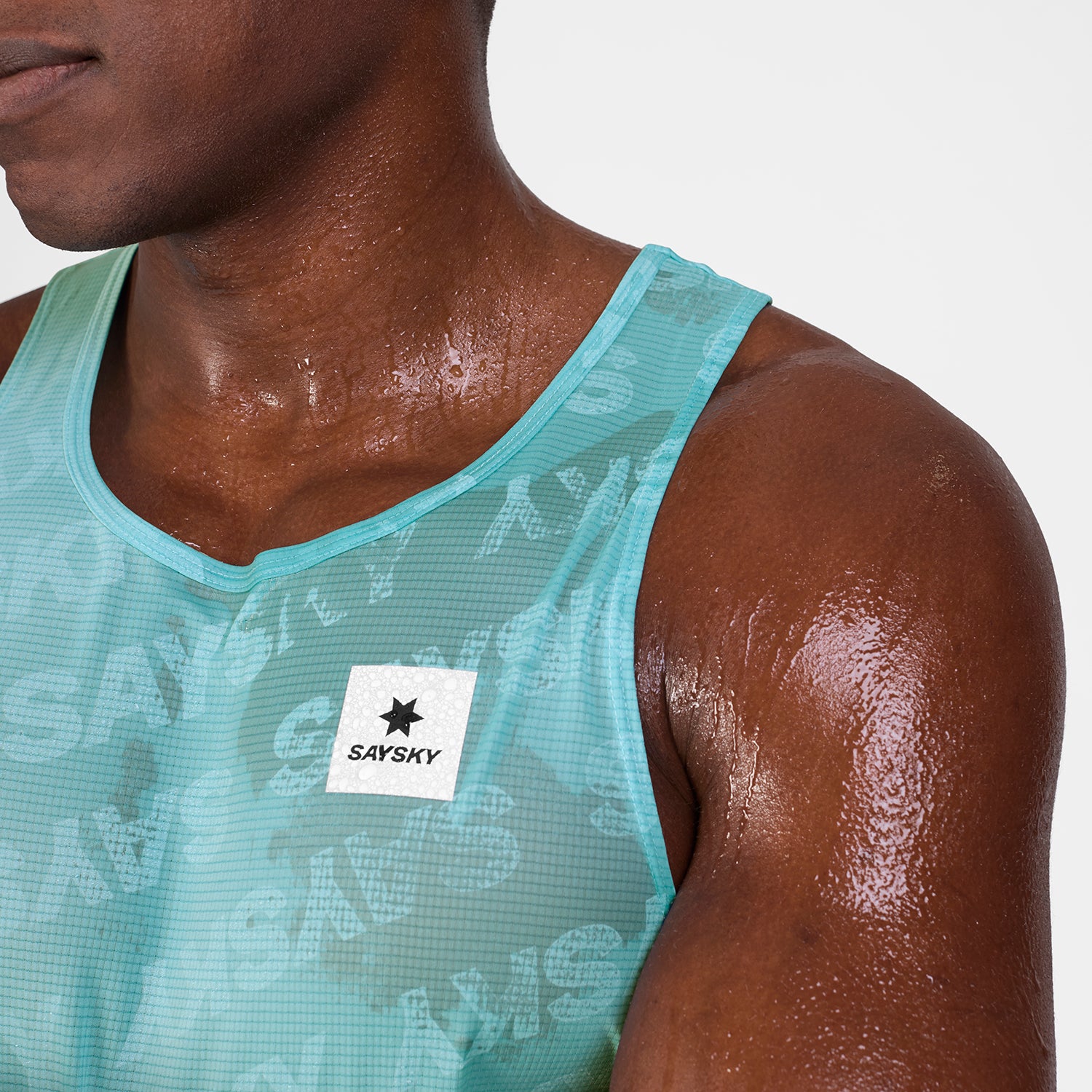 レースシングレット SM30009c1071 Reactive Flow Singlet - Bluelogo [メンズ]