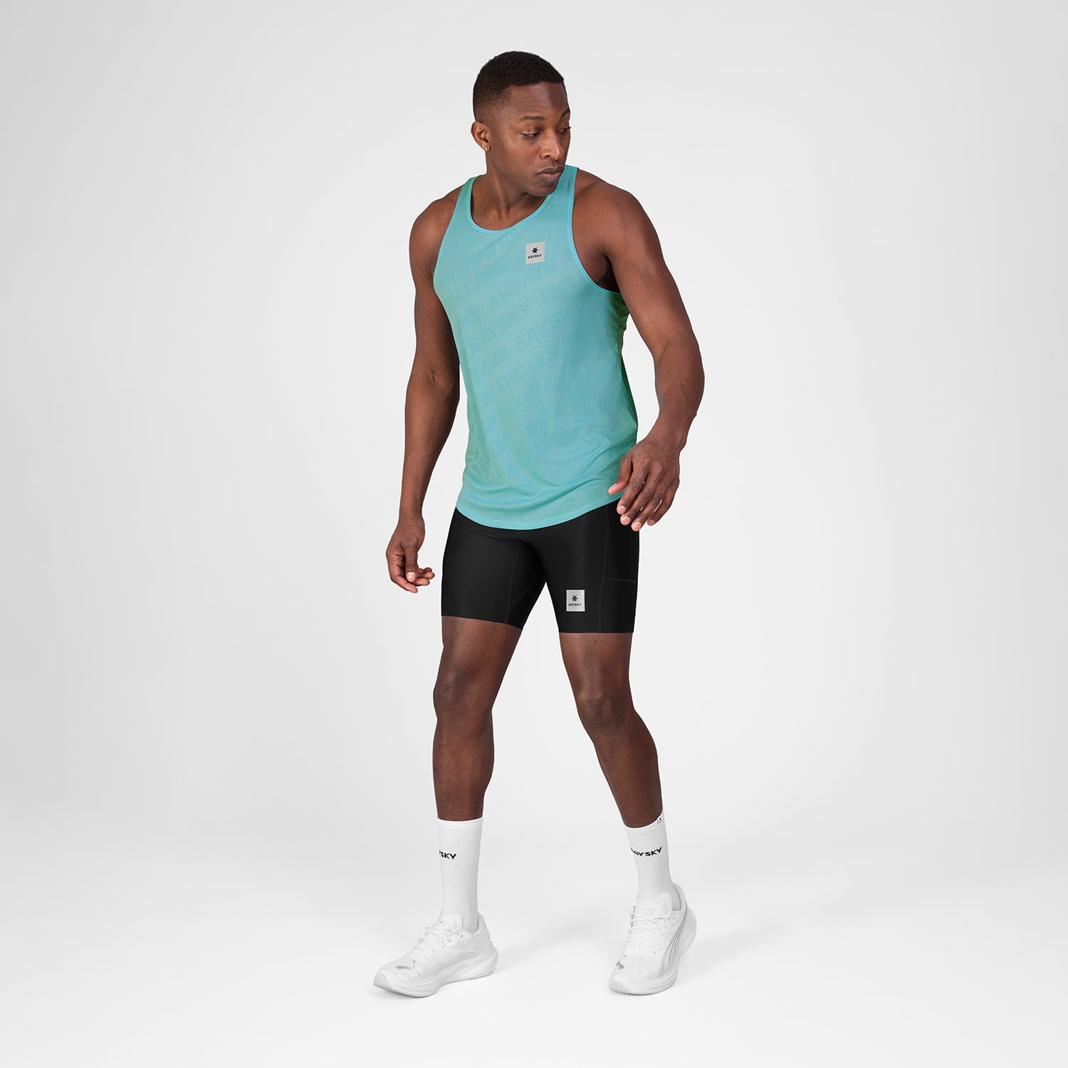 レースシングレット SM30009c1071 Reactive Flow Singlet - Bluelogo [メンズ]