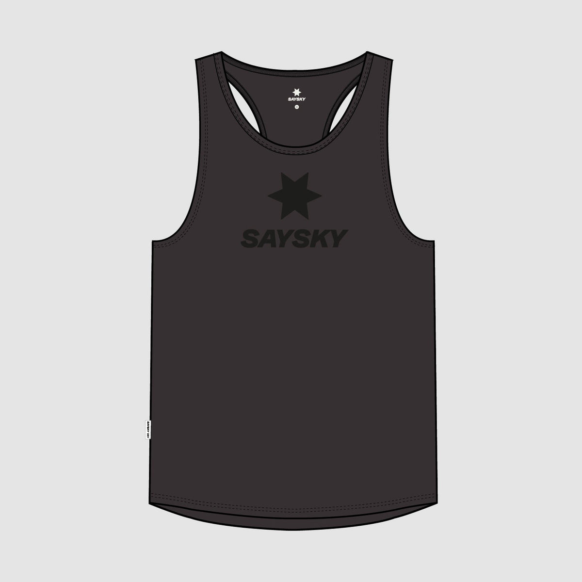 レースシングレット SM30010c902 Logo Flow Singlet - Black [メンズ]