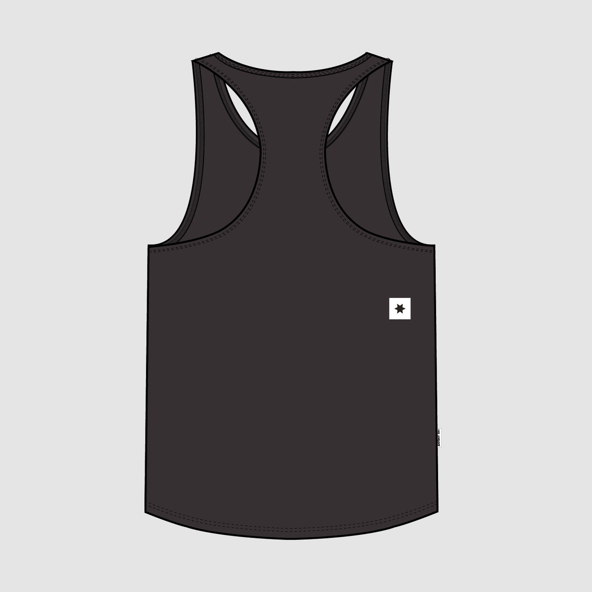 レースシングレット SM30010c902 Logo Flow Singlet - Black [メンズ]