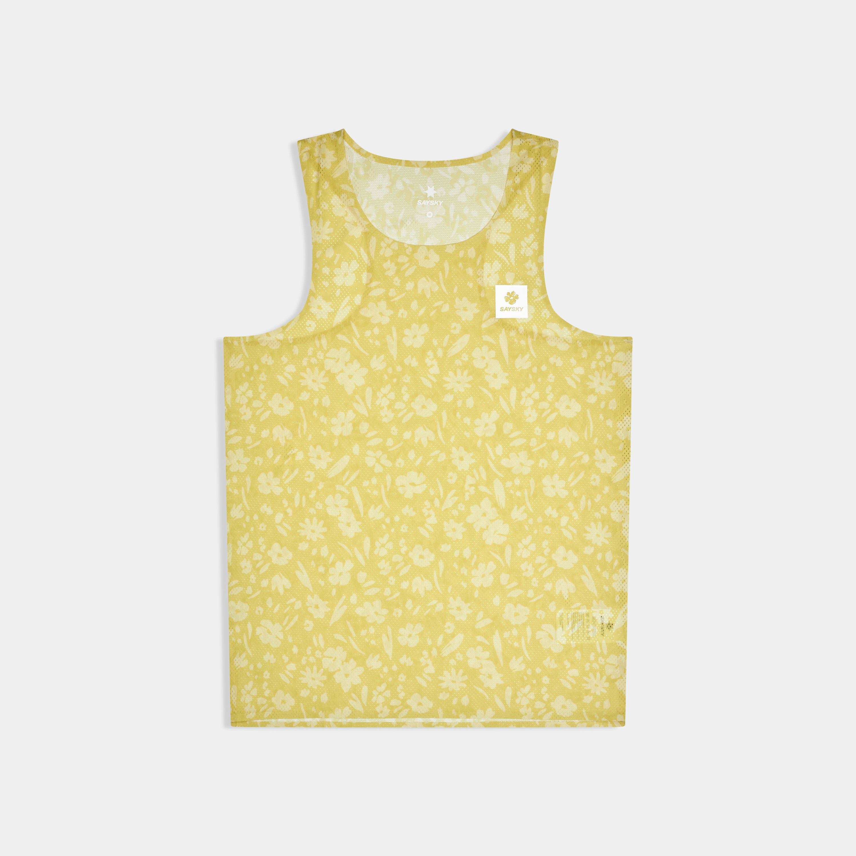 レースシングレット SM30012c1067 Flower Flow Air Singlet - Yellowflower [メンズ]
