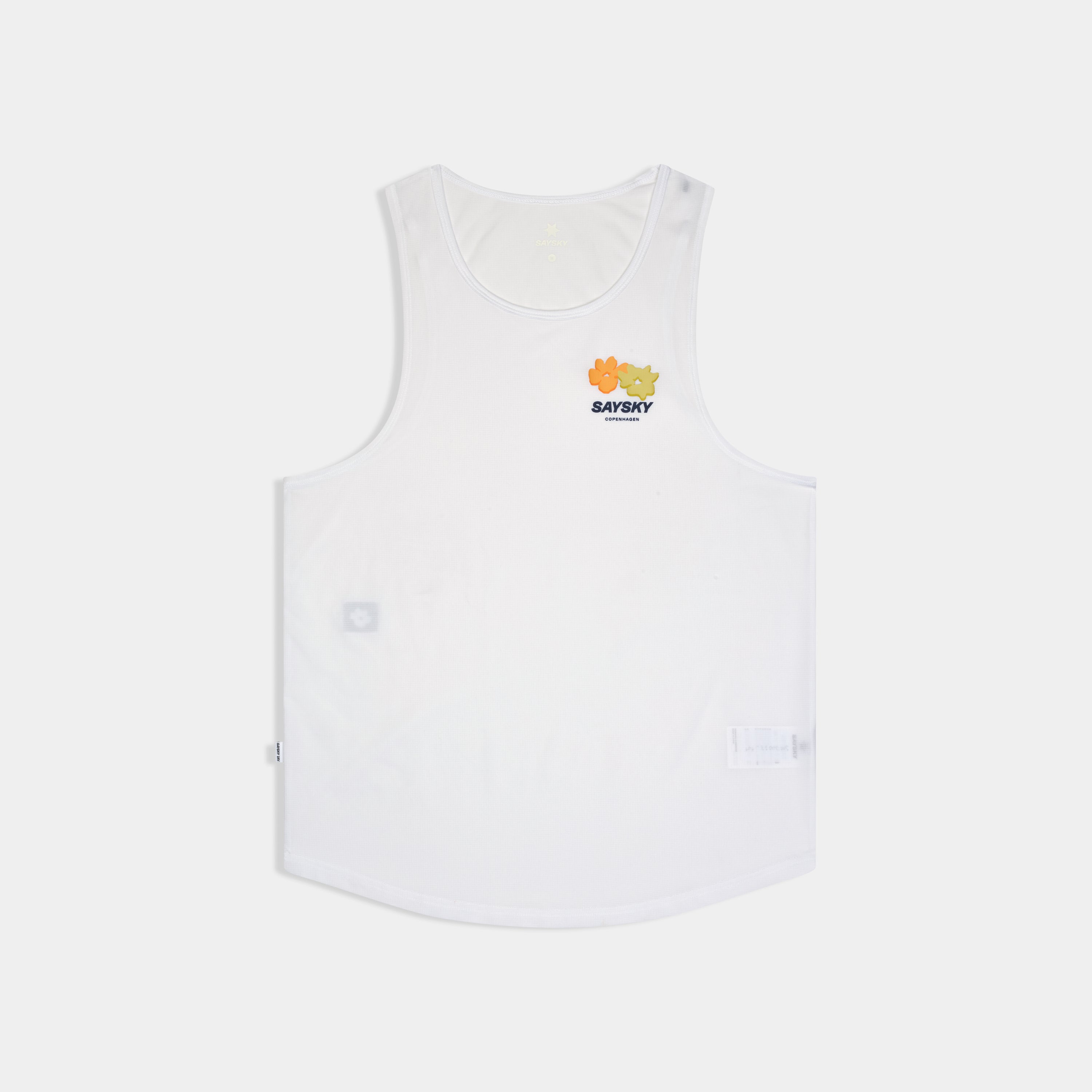 レースシングレット SM30013c101 Flower Combat Singlet - White [メンズ]