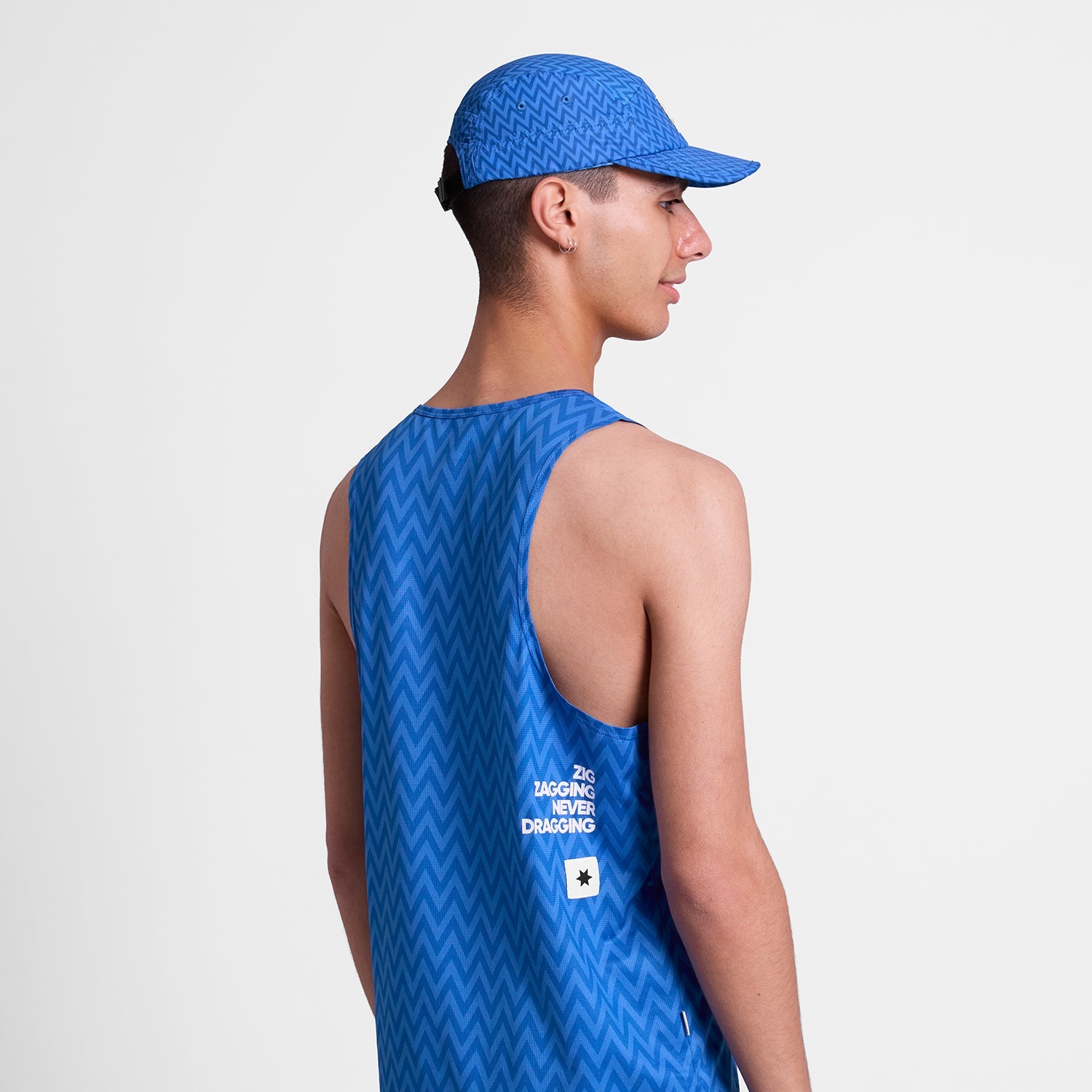 レースシングレット SM30021c1063 Zig Zag Combat Singlet - Bluezigzag [メンズ]