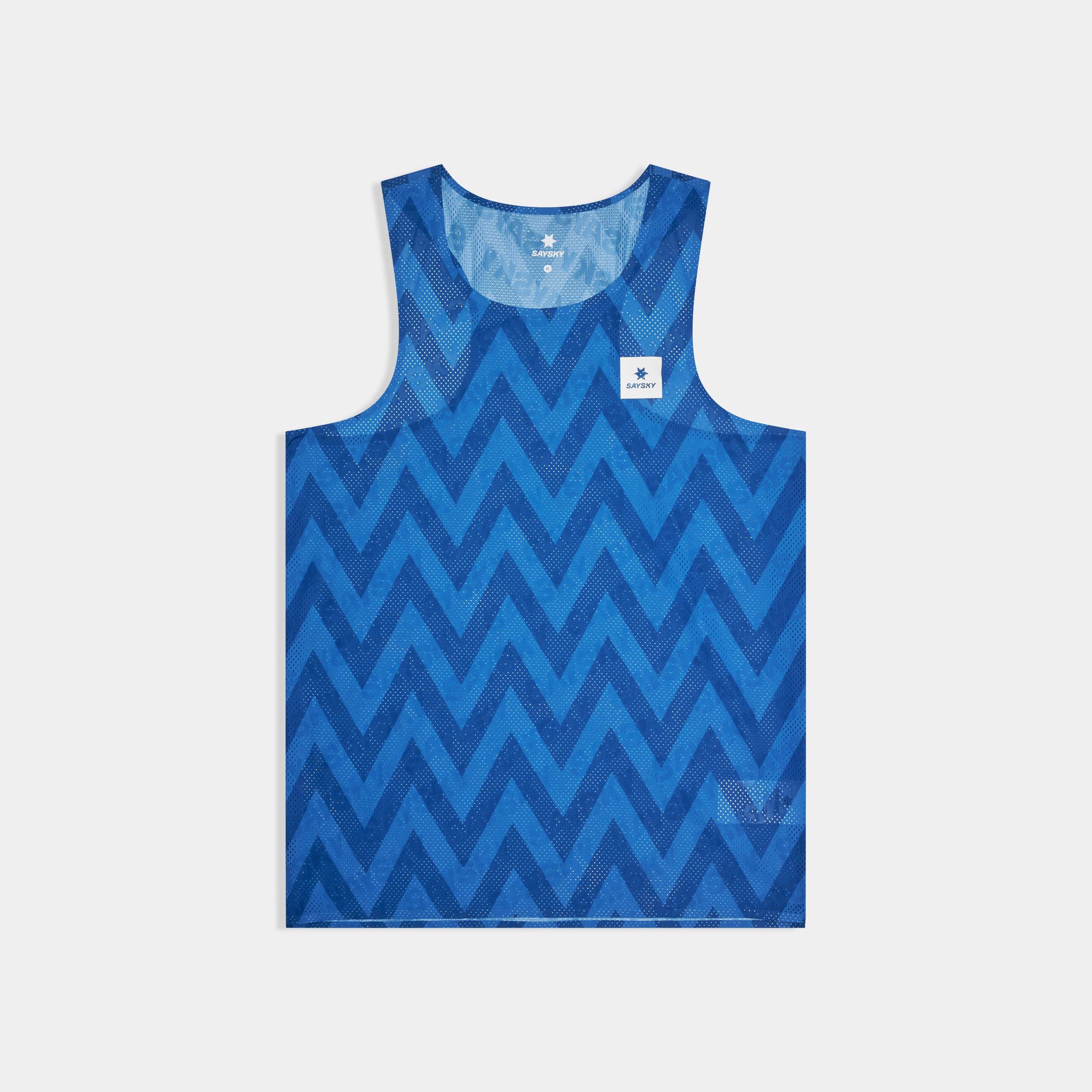 EGDE VLW AIR SINGLET L-XL Blue シースルー 極薄 □ 公式 □ SAYSKY/セイスカイ レースシングレット SM30022c1063 Zig