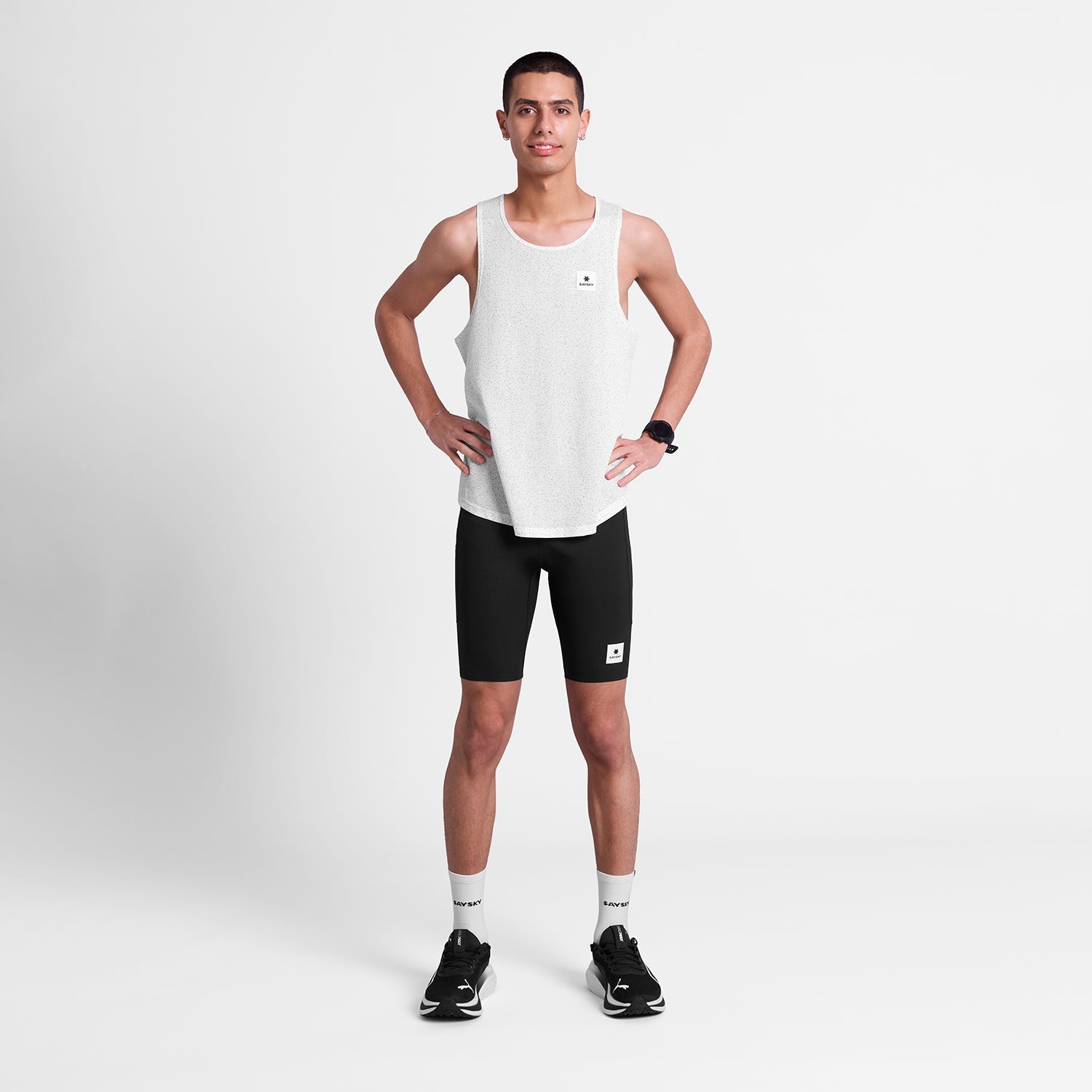 レースシングレット SM30023c1073 Universe Combat Singlet - Whiteuniverse [メンズ]
