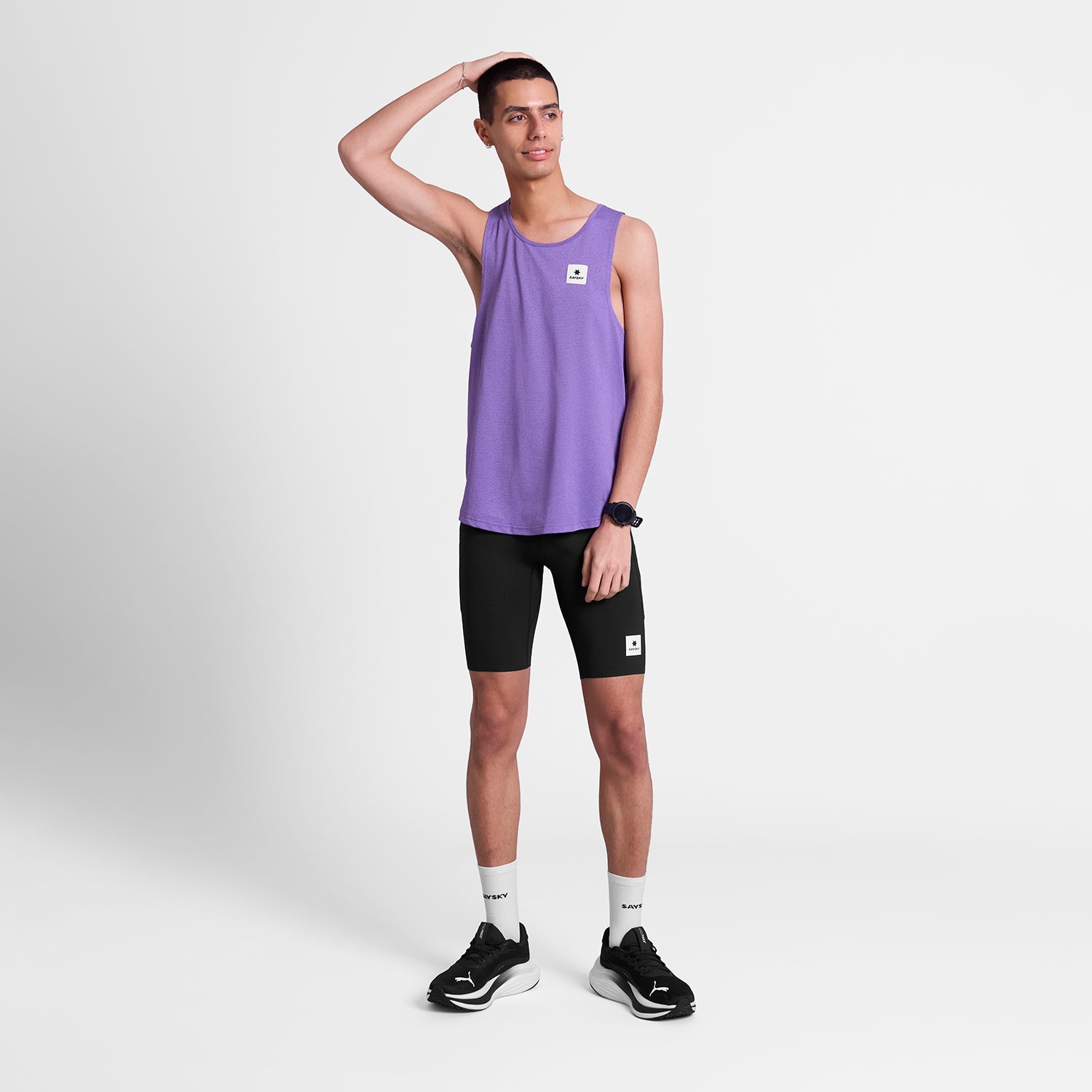 レースシングレット SM30023c1074 Universe Combat Singlet - Purpleuniverse [メンズ]