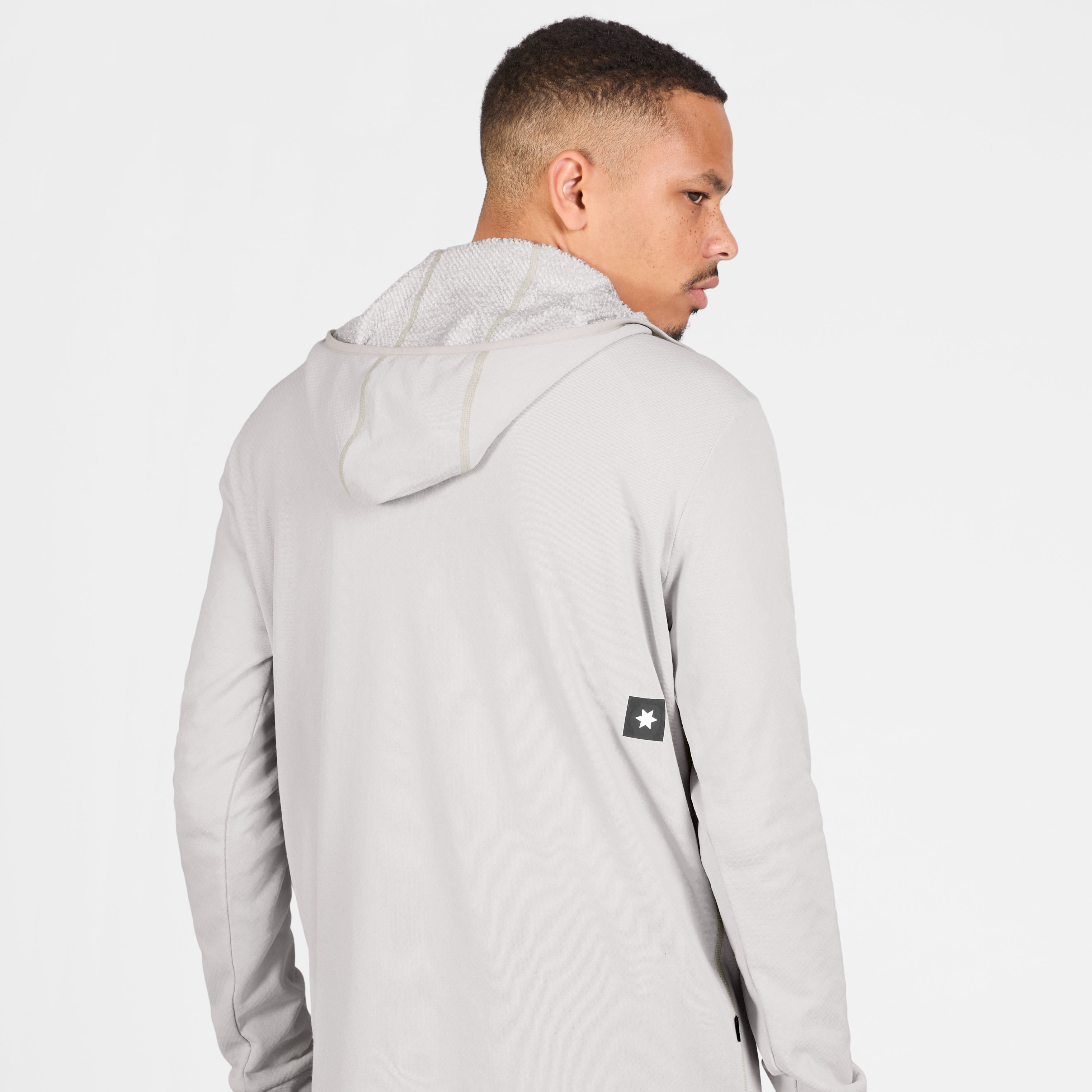 ランニングフリース SM35001c610 Combat Half Zip Fleece Hoodie - Grey [メンズ]