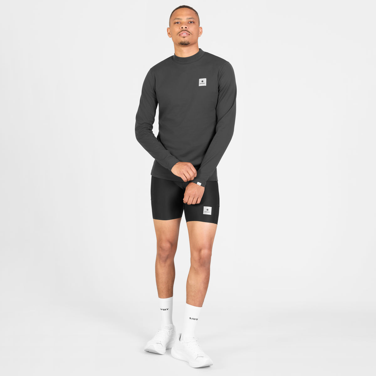 ベースレイヤー SM35005c901 Flow Base Layer - Black [メンズ]