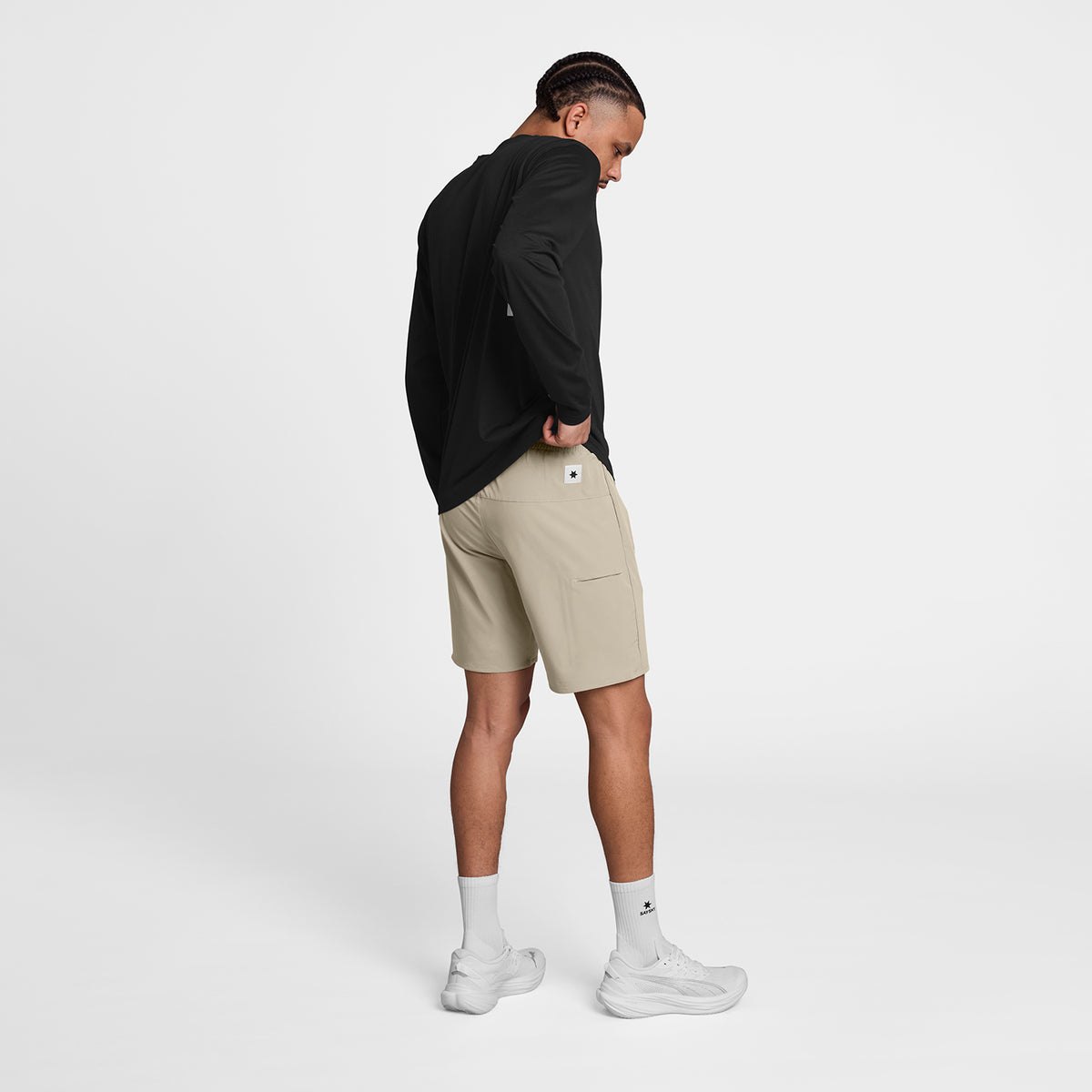 モーションショーツ SM40001c801 Motion Shorts 8inch - Beige [メンズ]