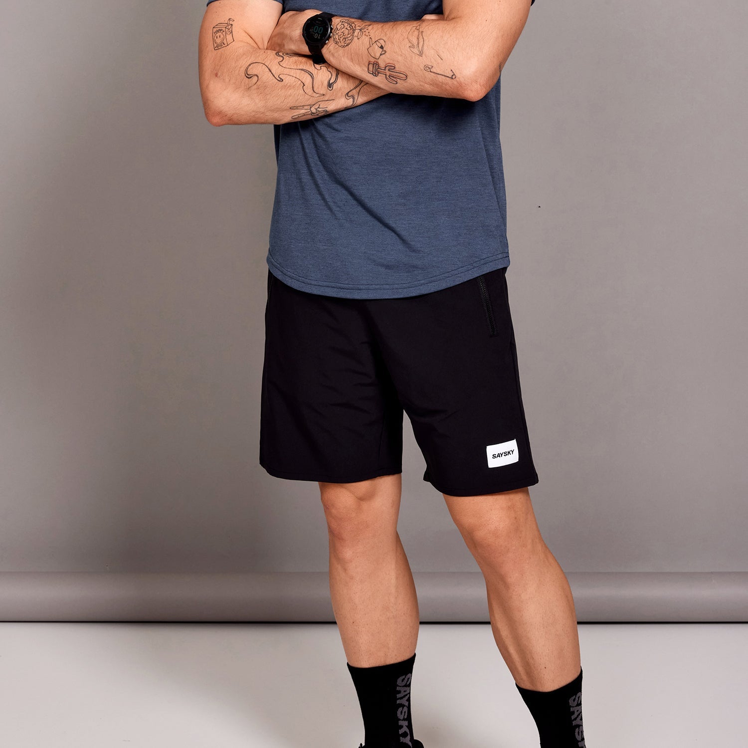 モーションショーツ SM40001c901 Motion Shorts 8`` - Black [メンズ]