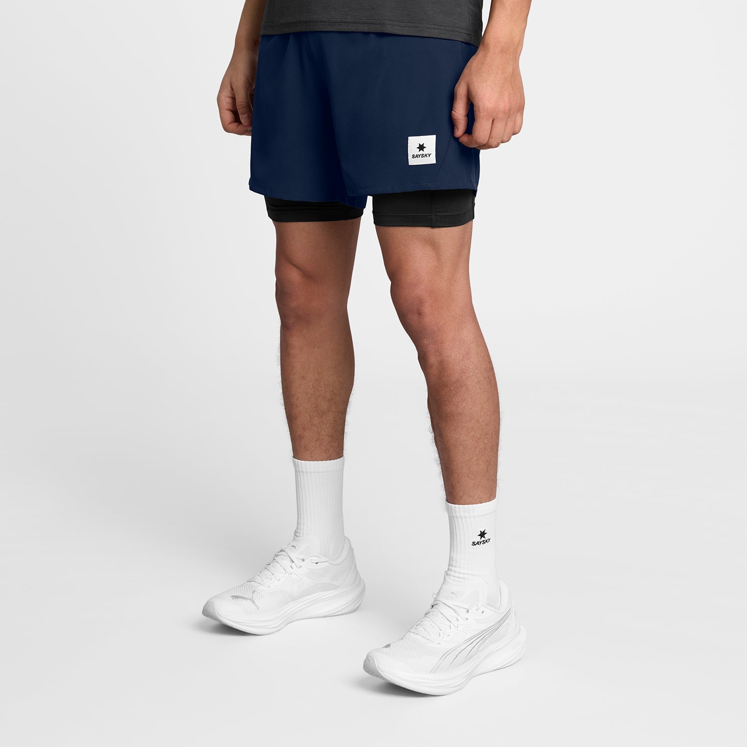 ランニングショーツ SM40002c201 Pace 2-in-1 Shorts 5inch - Blue [メンズ]