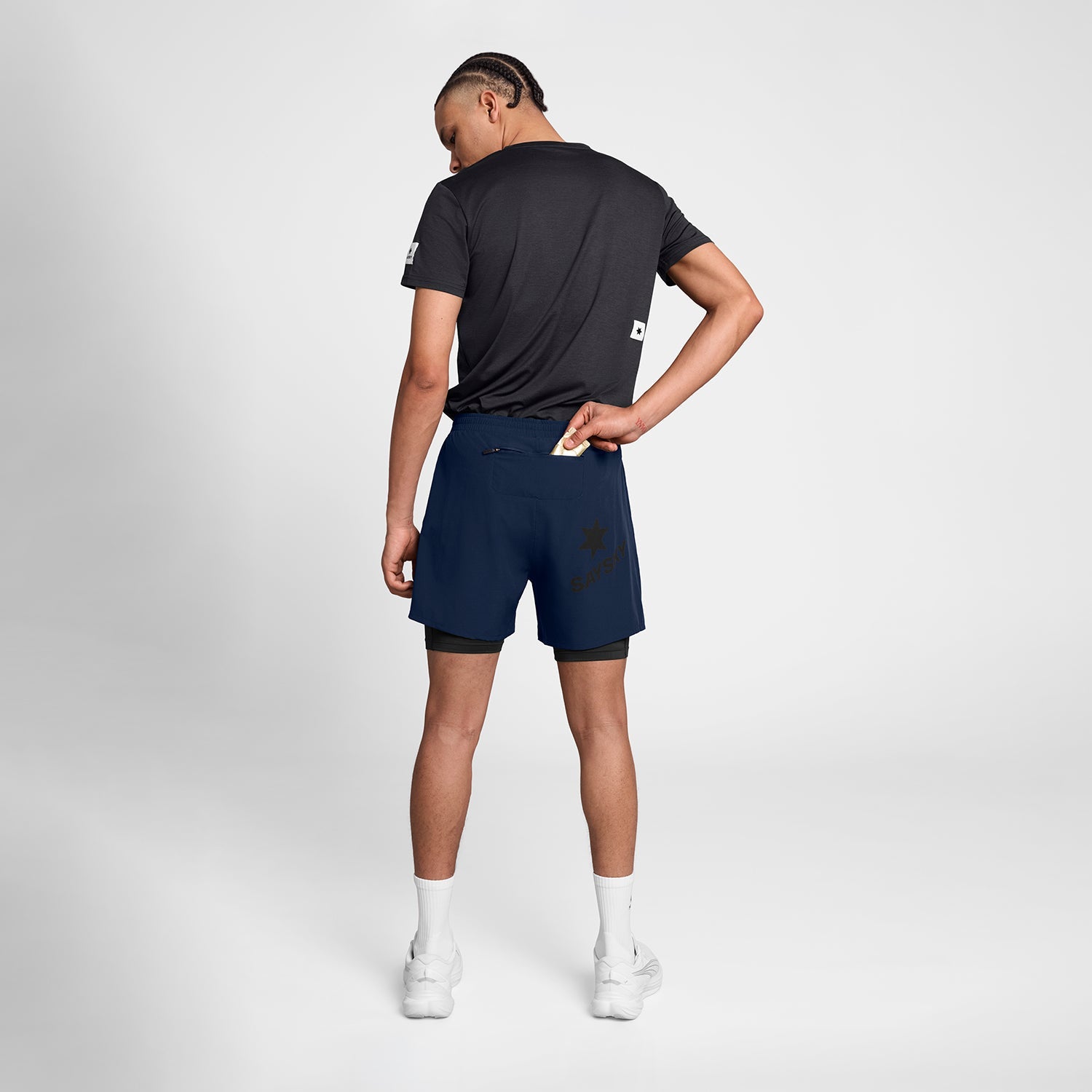 ランニングショーツ SM40002c201 Pace 2-in-1 Shorts 5inch - Blue [メンズ]
