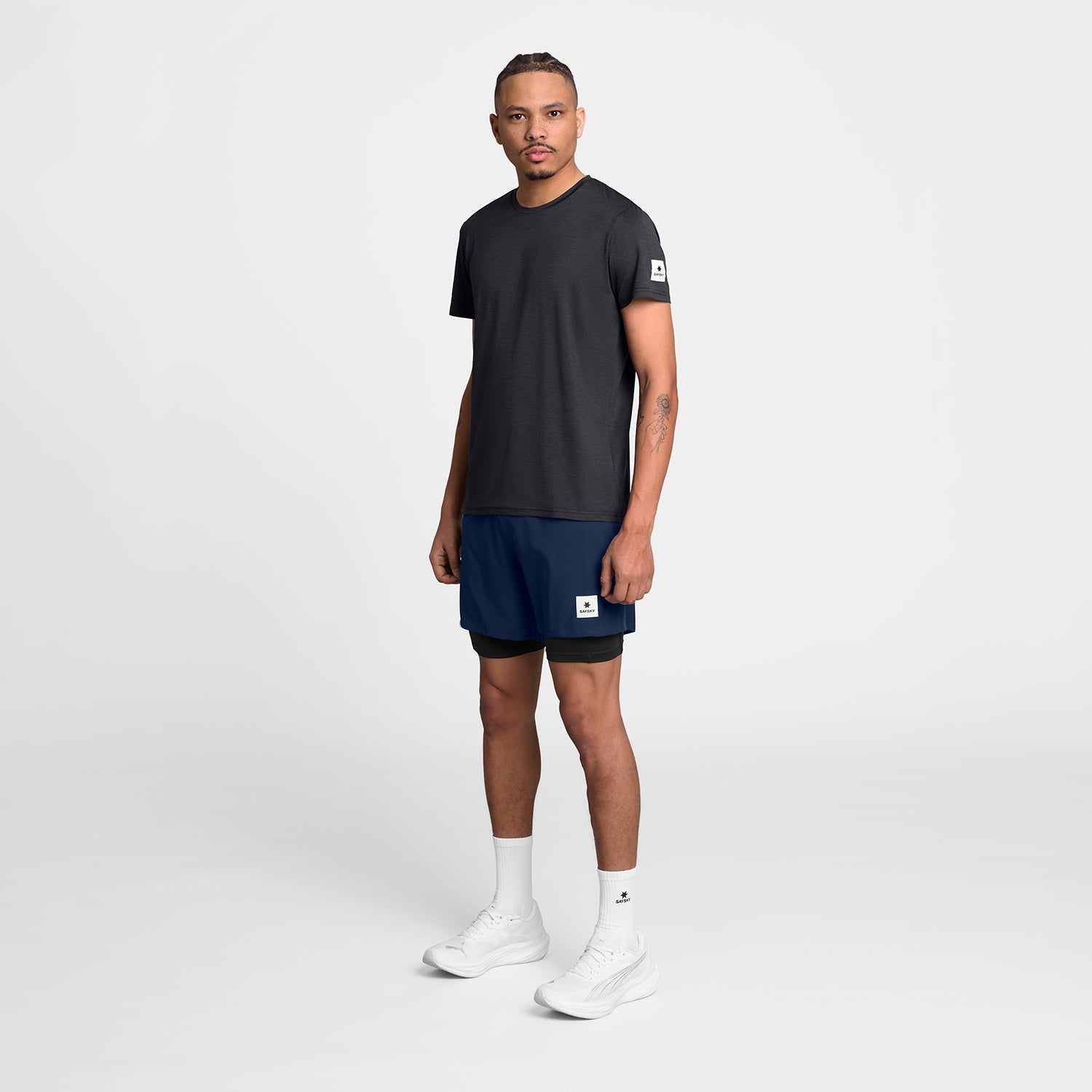 ランニングショーツ SM40002c201 Pace 2-in-1 Shorts 5inch - Blue [メンズ]