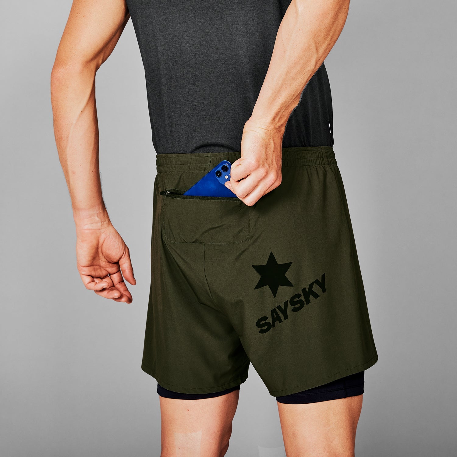 ランニングショーツ SM40002c301 Pace 2-in-1 Shorts 5`` - Green [メンズ]