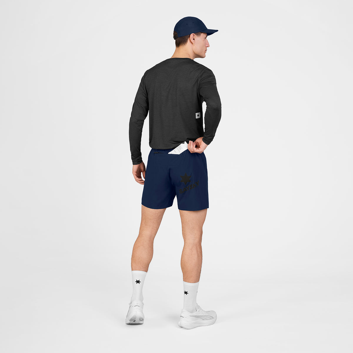 ランニングショーツ SM40003c201 Pace Shorts 5`` - Blue [メンズ]