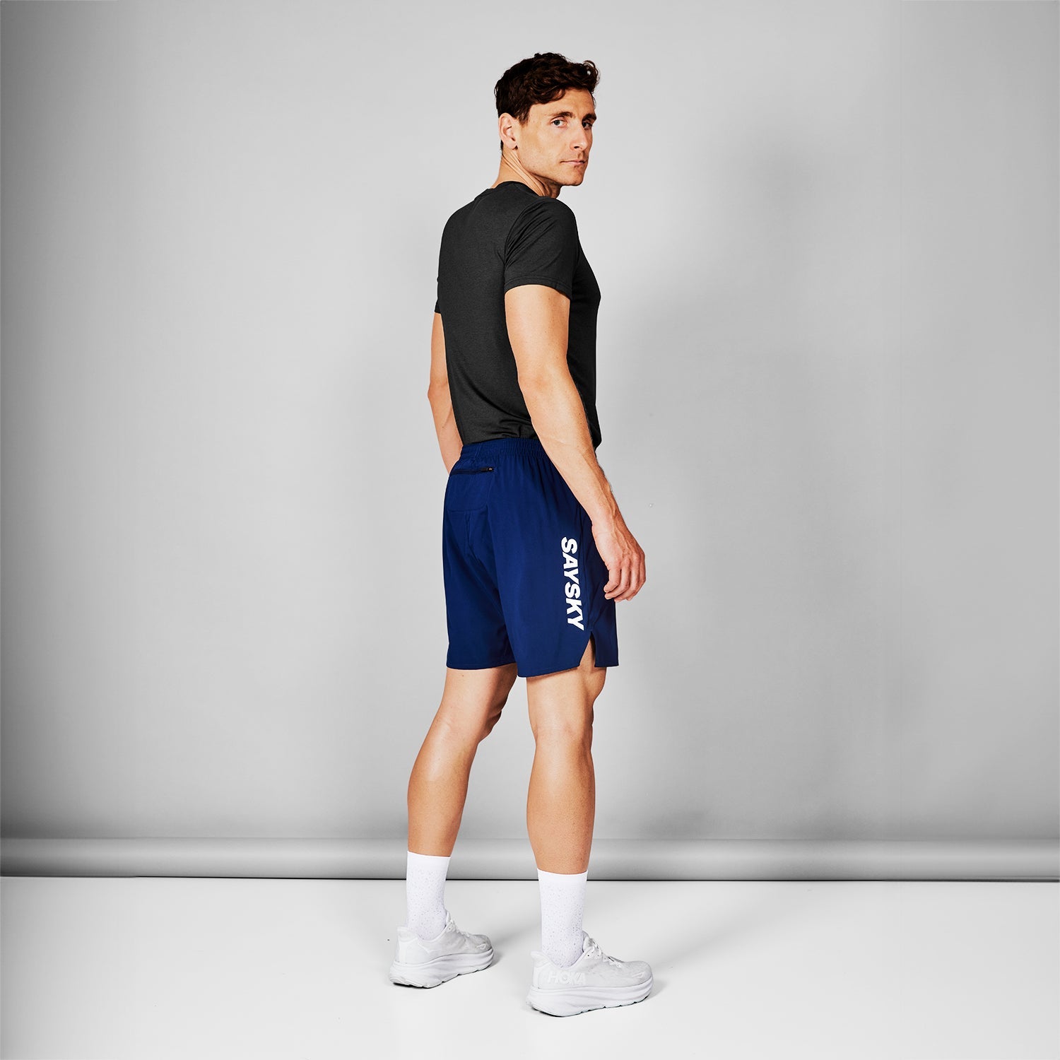 ランニングショーツ SM40004c201 Pace Shorts 6`` - Blue [メンズ]