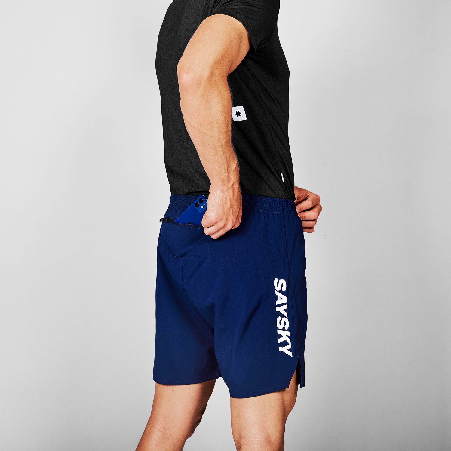 ランニングショーツ SM40004c201 Pace Shorts 6`` - Blue [メンズ]