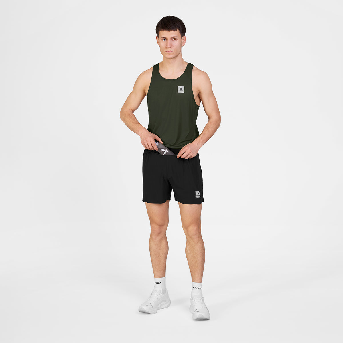 ランニングショーツ SM40009c901 Flow Shorts 5inch - Black [メンズ]