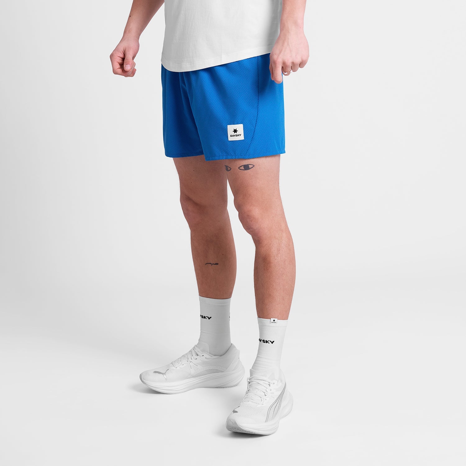 ランニングショーツ SM40014c1063 Zig Zag Pace Shorts 5`` - Bluezigzag [メンズ]