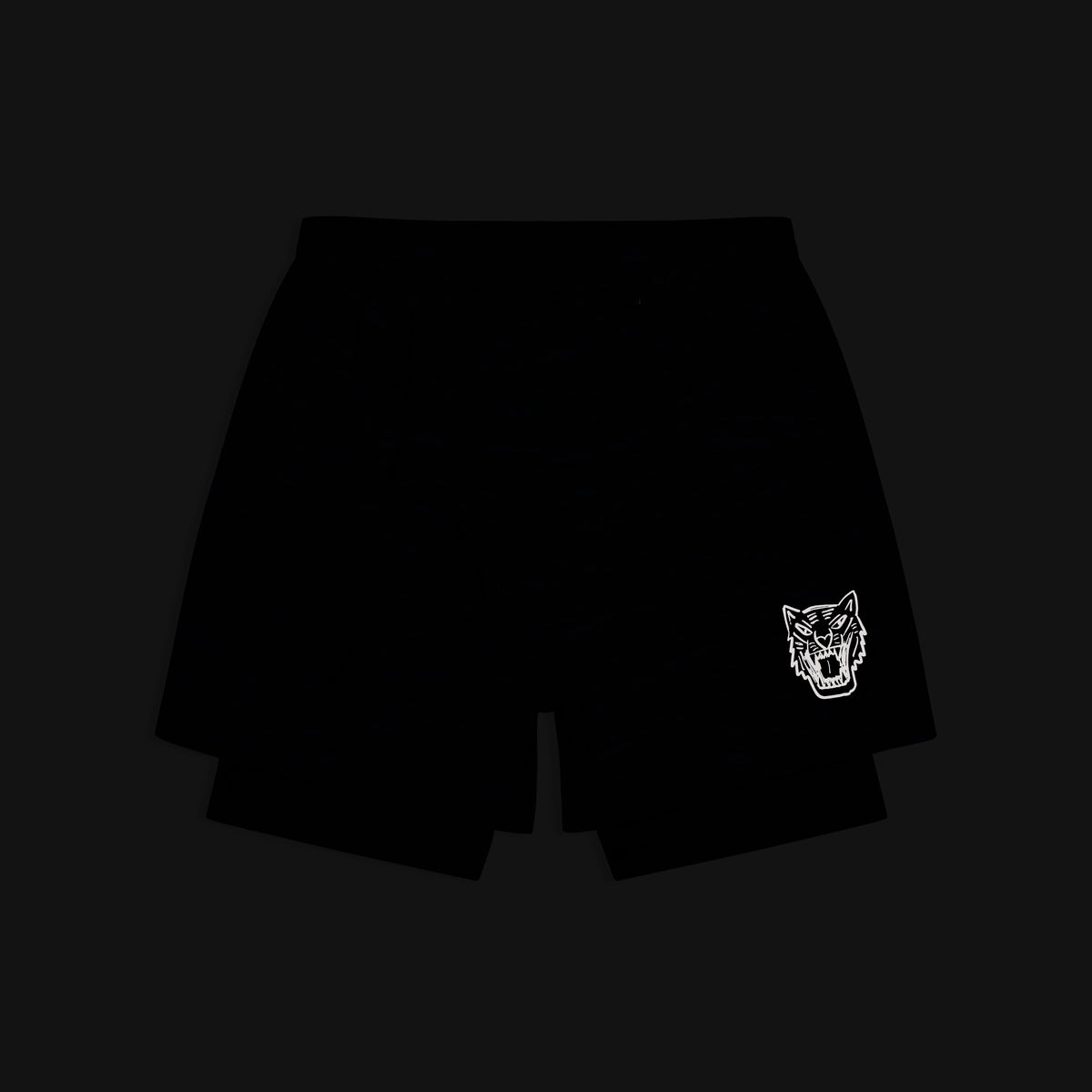 ランニングショーツ SM40019c1080 Tiger Pace 2-in-1 Shorts 5inch - Black Camo [メンズ]