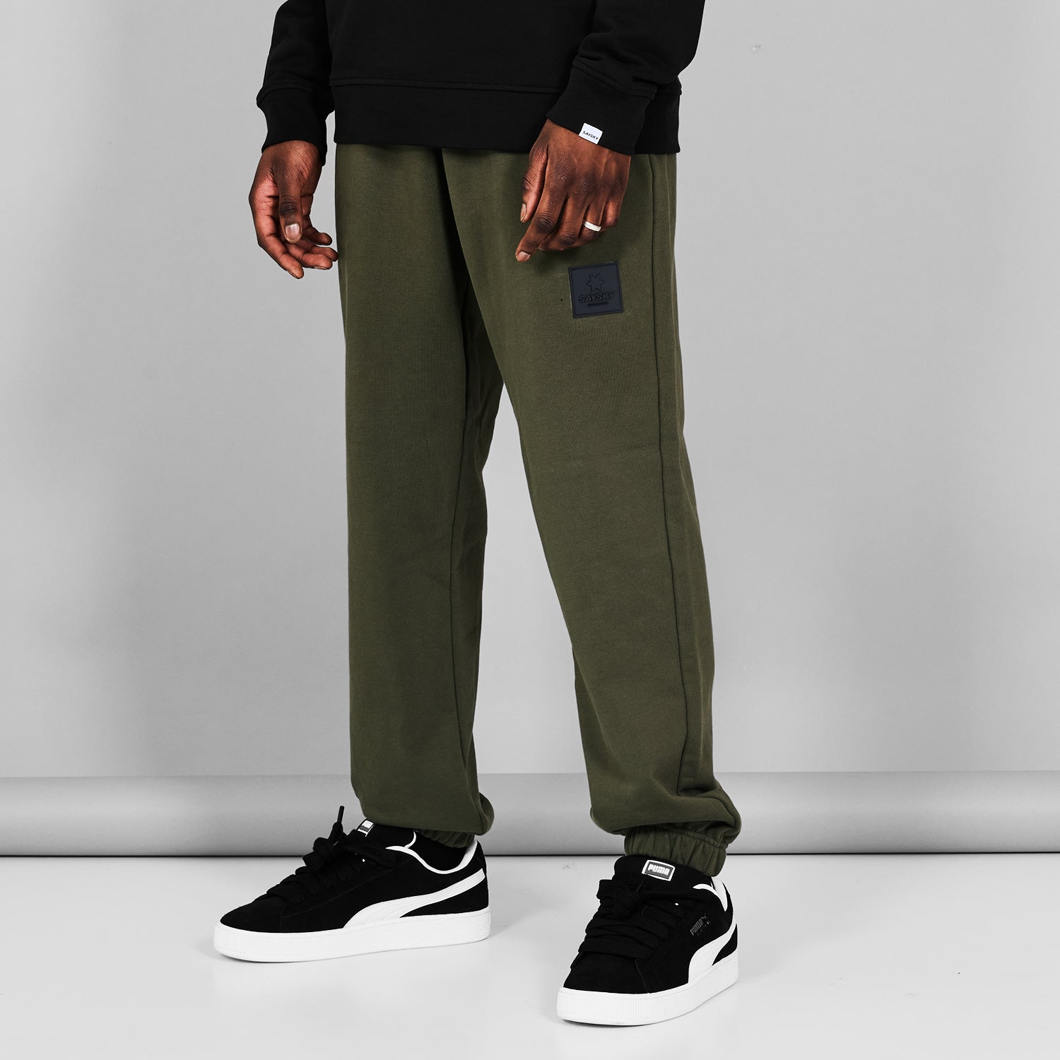 SAYSKY ランニングパンツ グリーン　カーキ　オリーブ　メンズ　XS 全ての商品